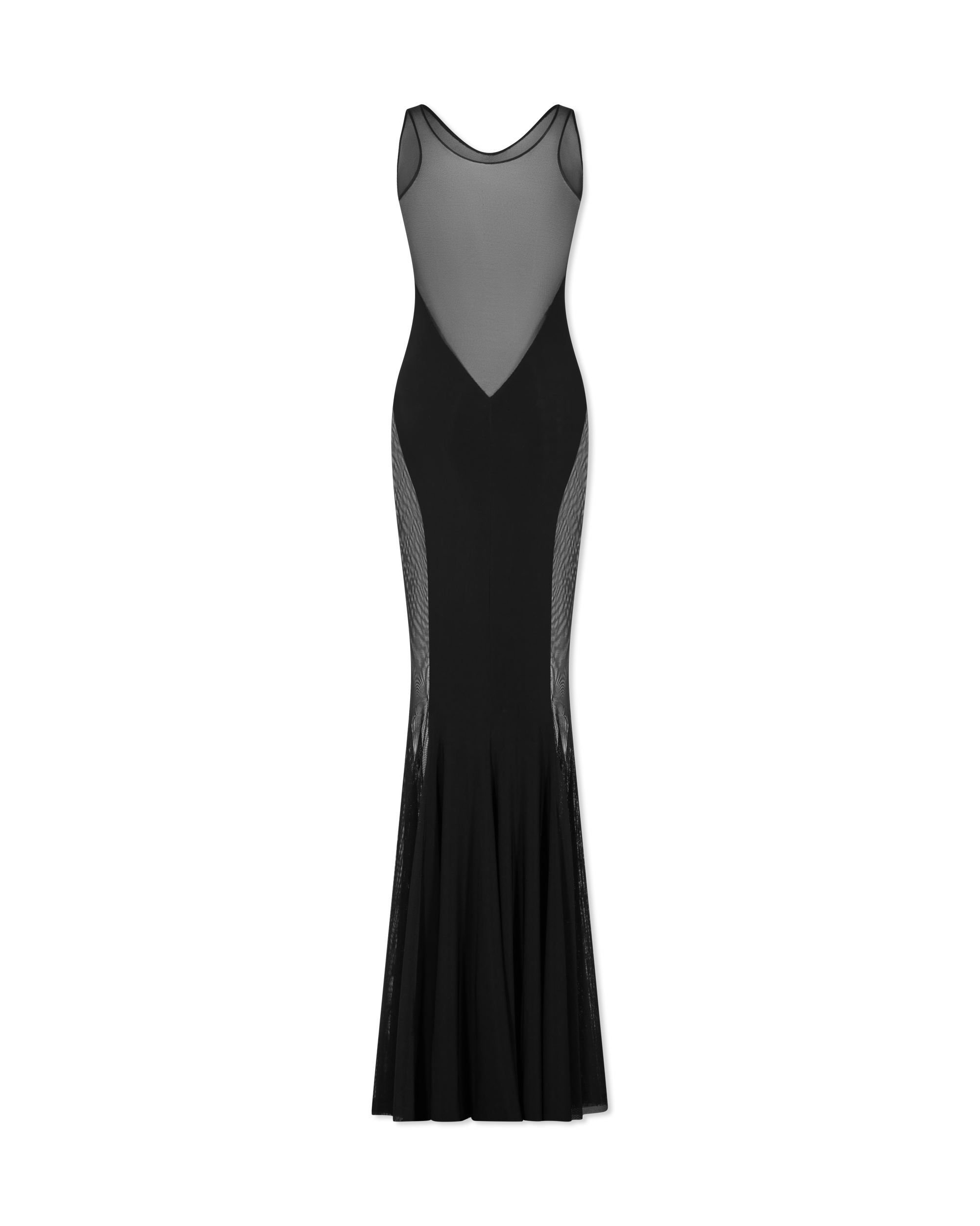 Low Back Racer Fishtail Gown