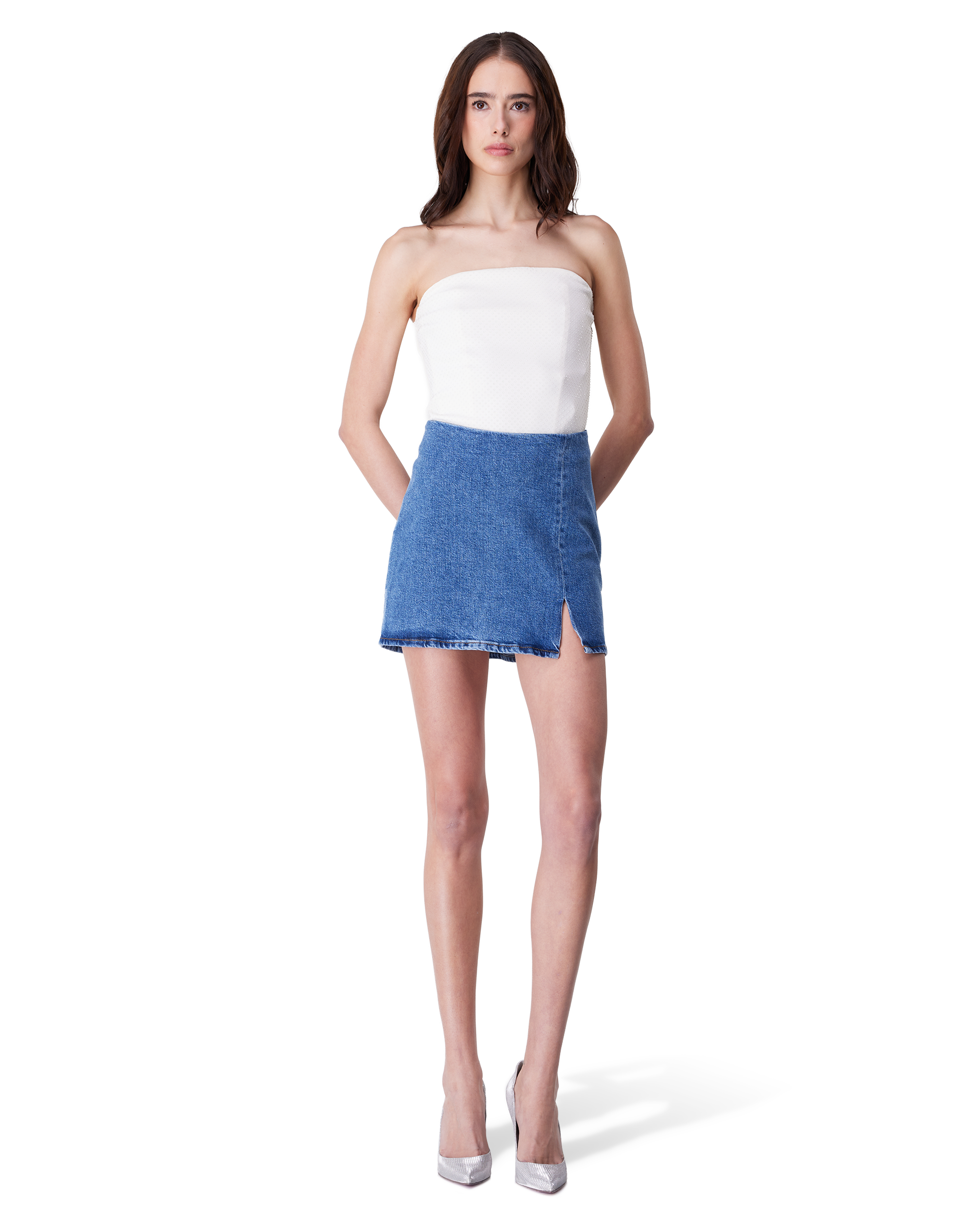 Denim Mini Skirt