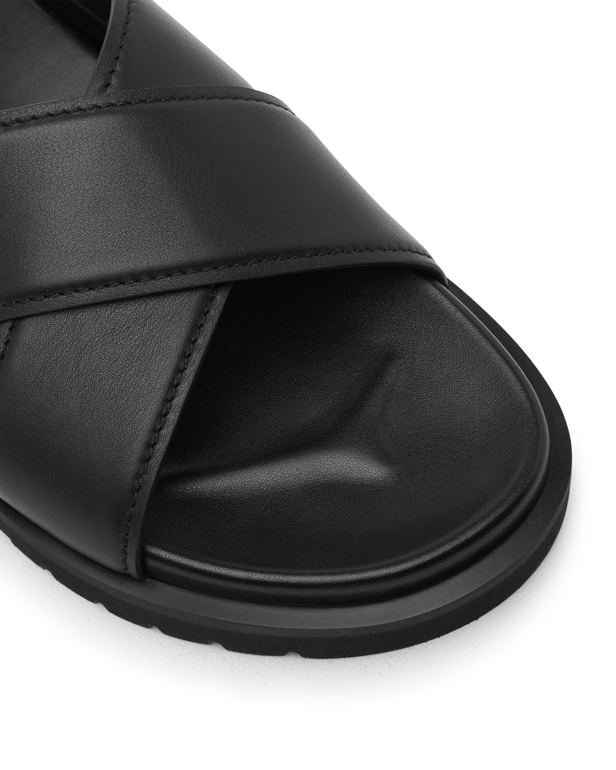 Logo Calf Leather Sandals