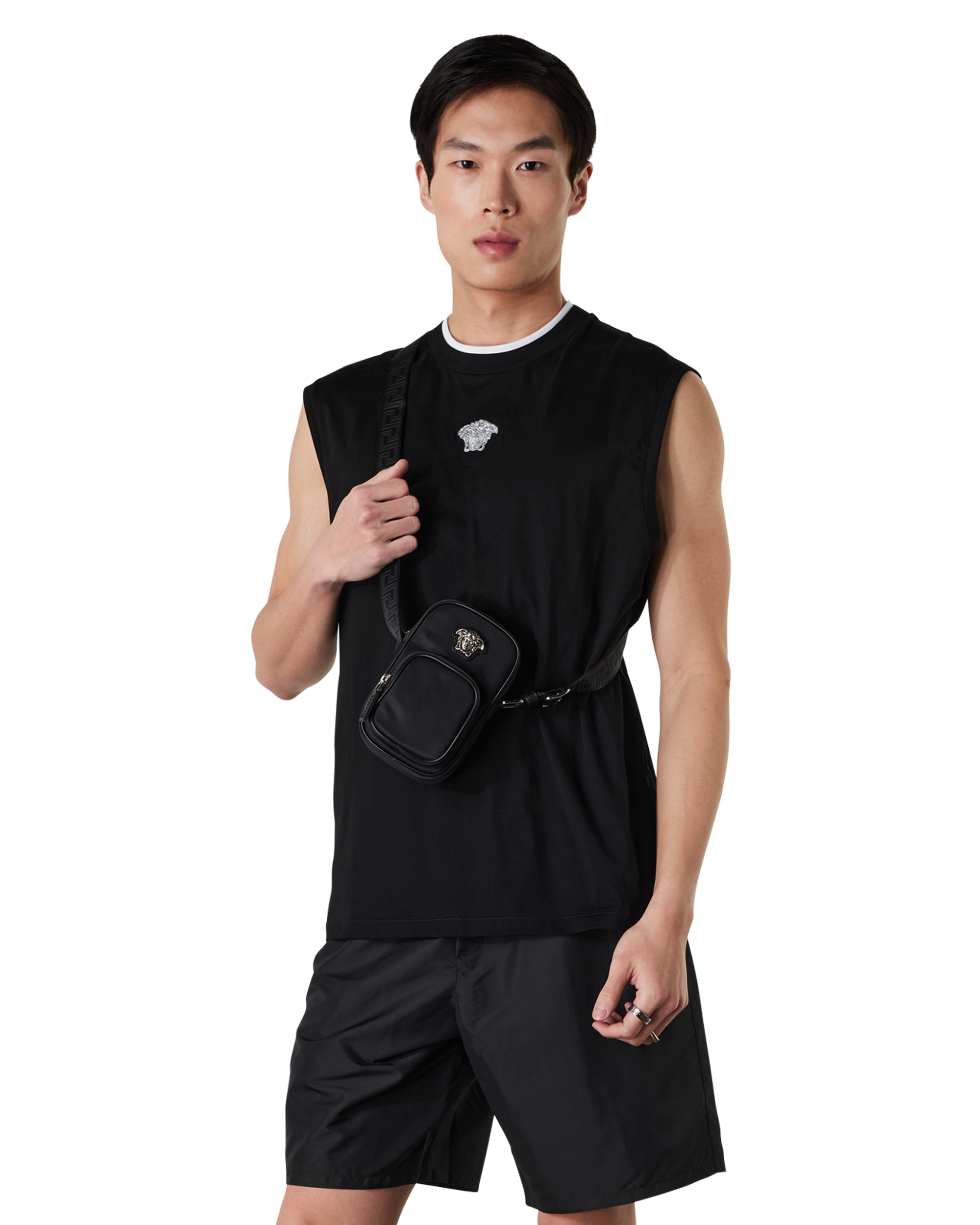 Embroidered Medusa Tank Top