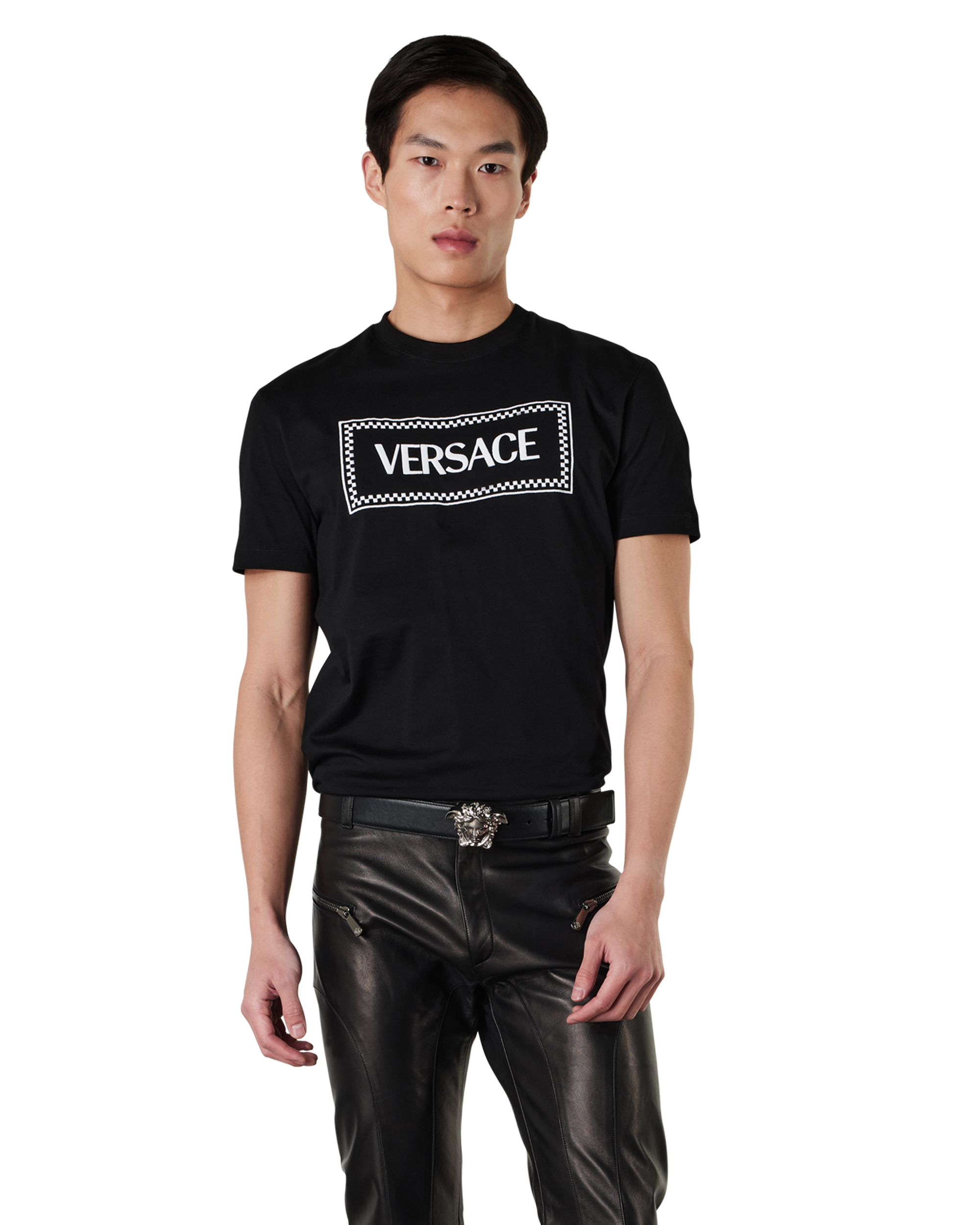 Embroidered '90s Vintage Logo T-Shirt