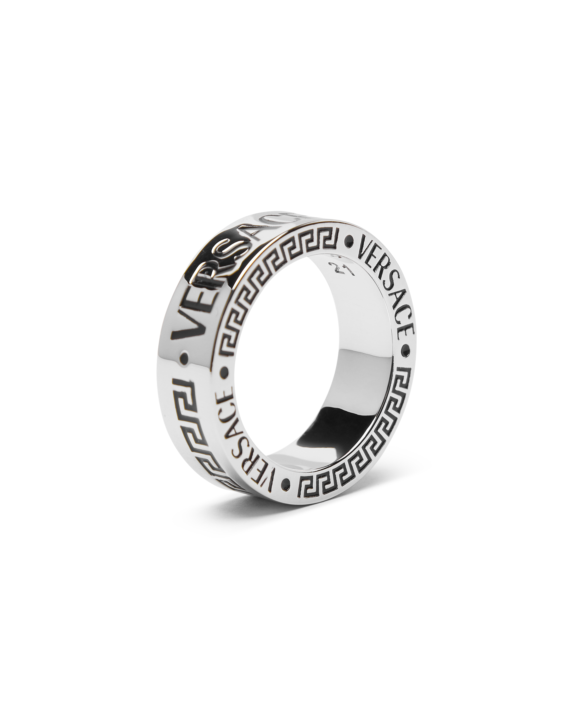 Versace Engraved Logo Ring