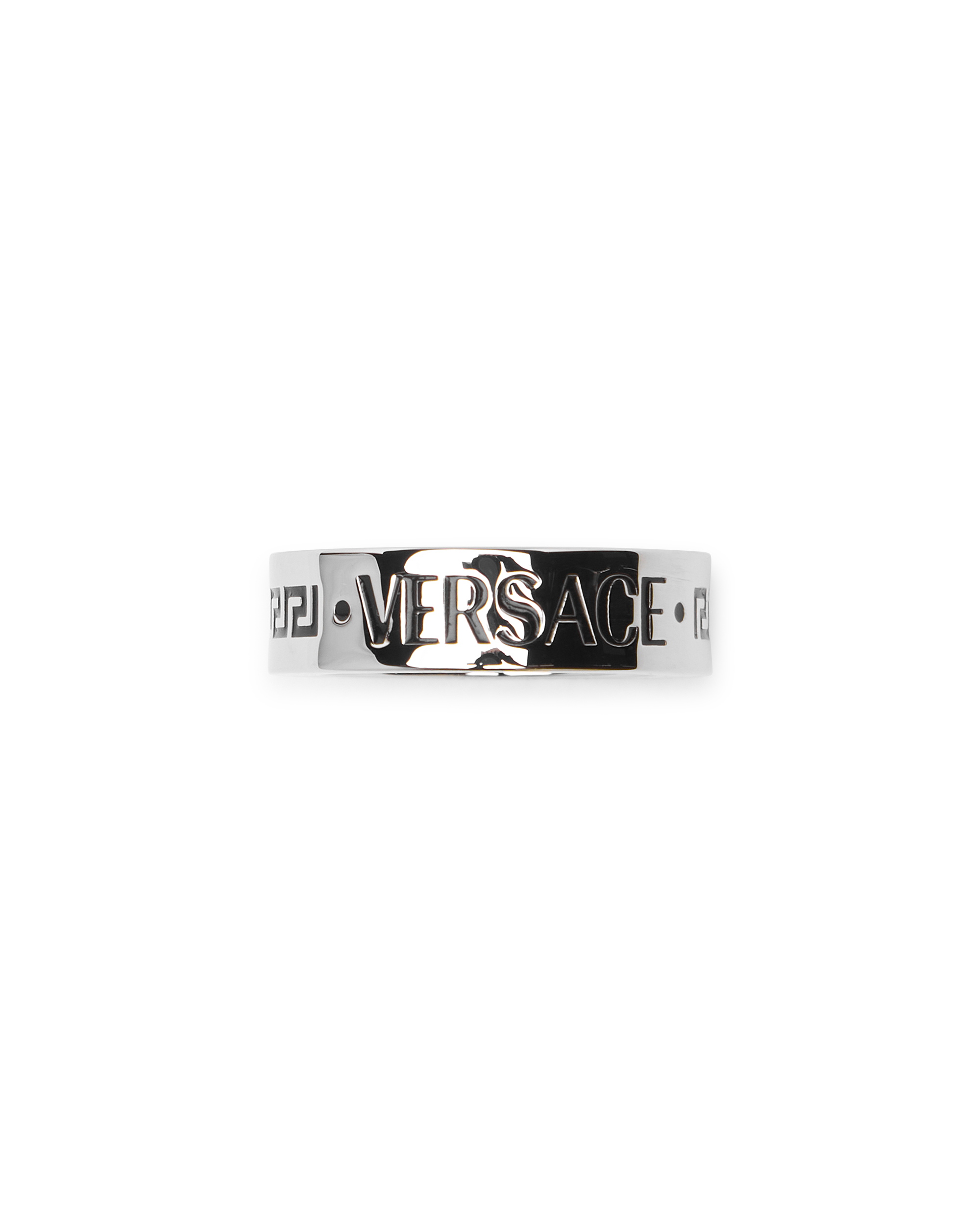 Versace Engraved Logo Ring