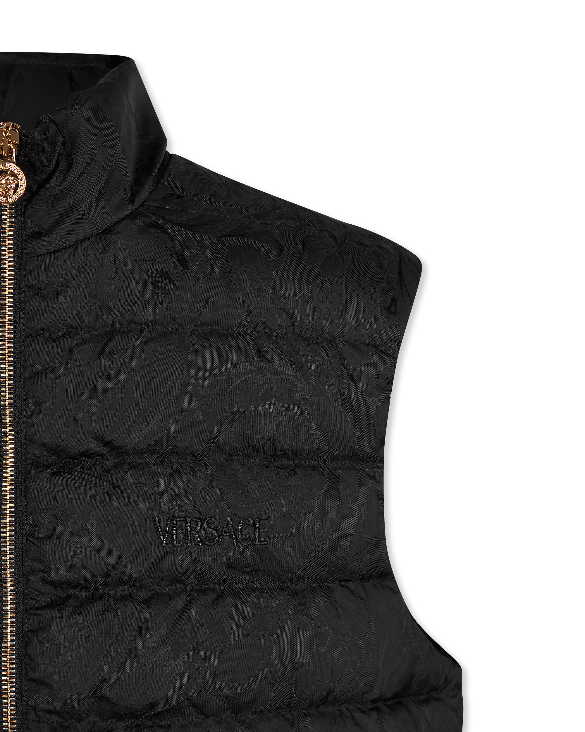 Barocco Jacquard Puffer Vest