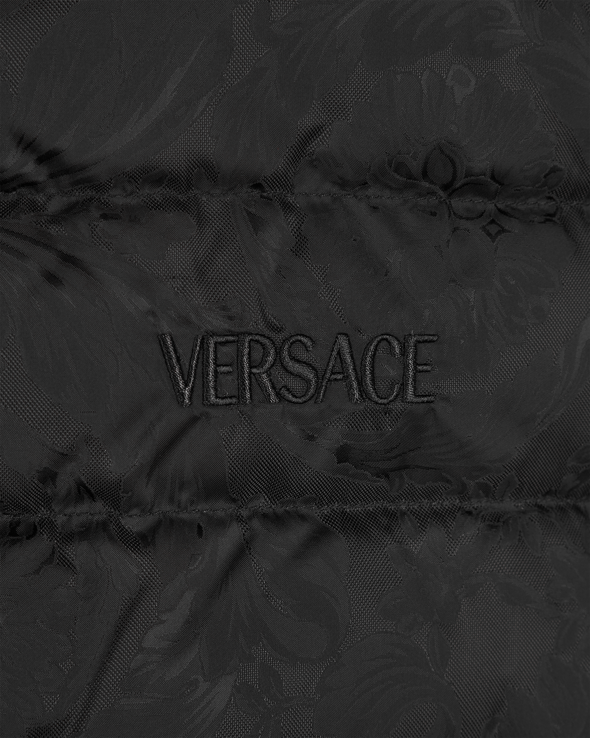 Barocco Jacquard Puffer Vest