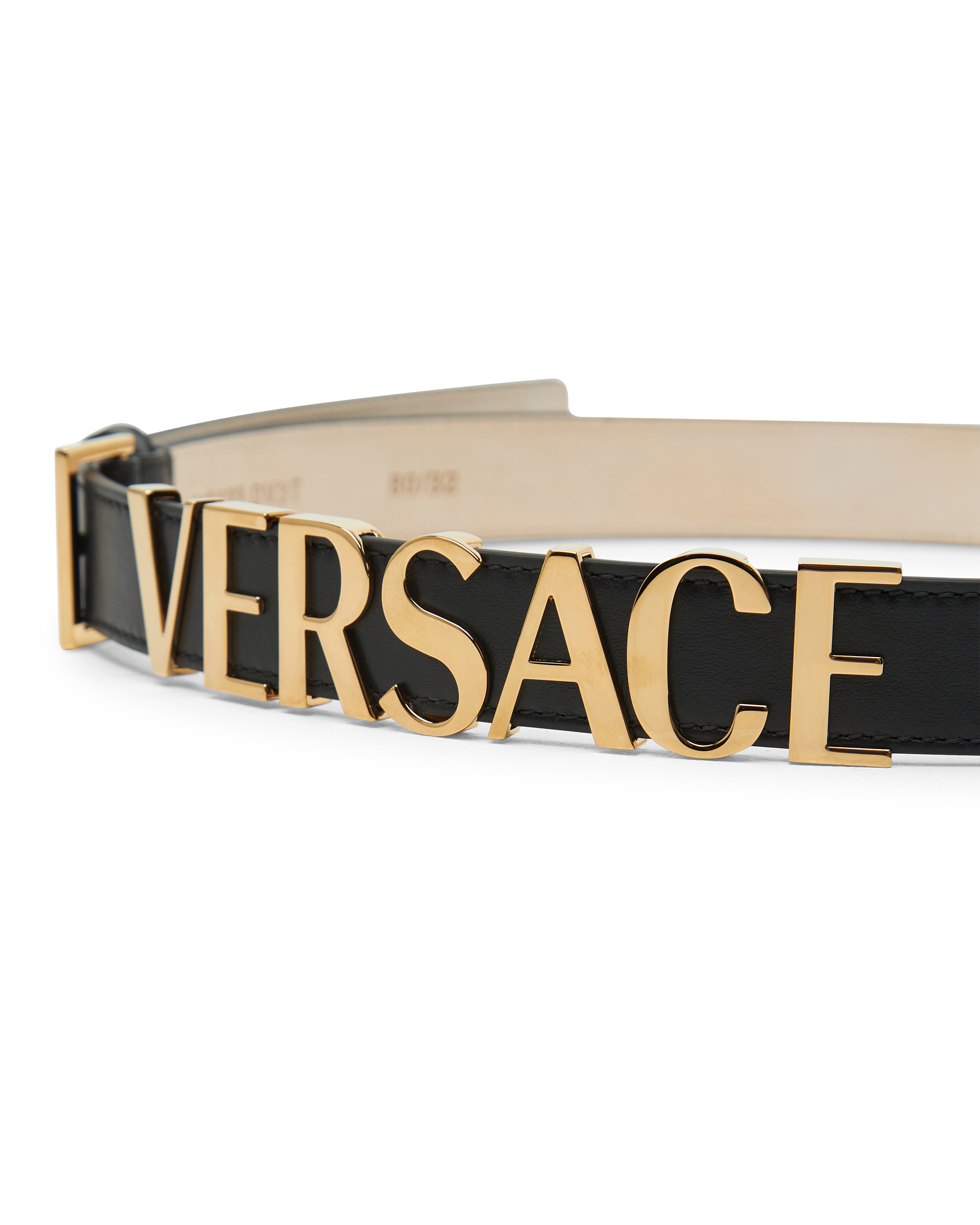 Versace Logo Leather Belt 2.5cm