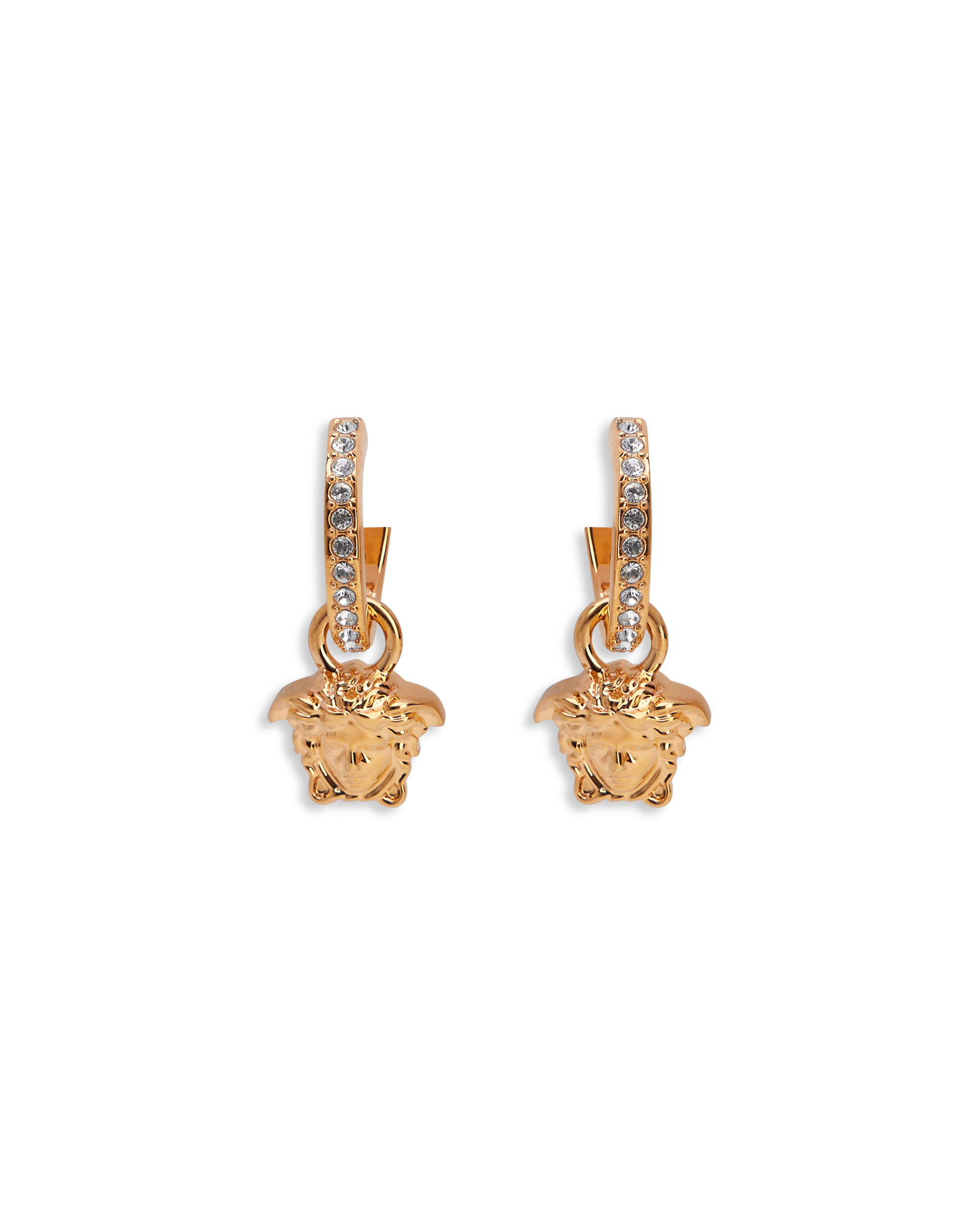 Crystal La Medusa Hoop Earrings