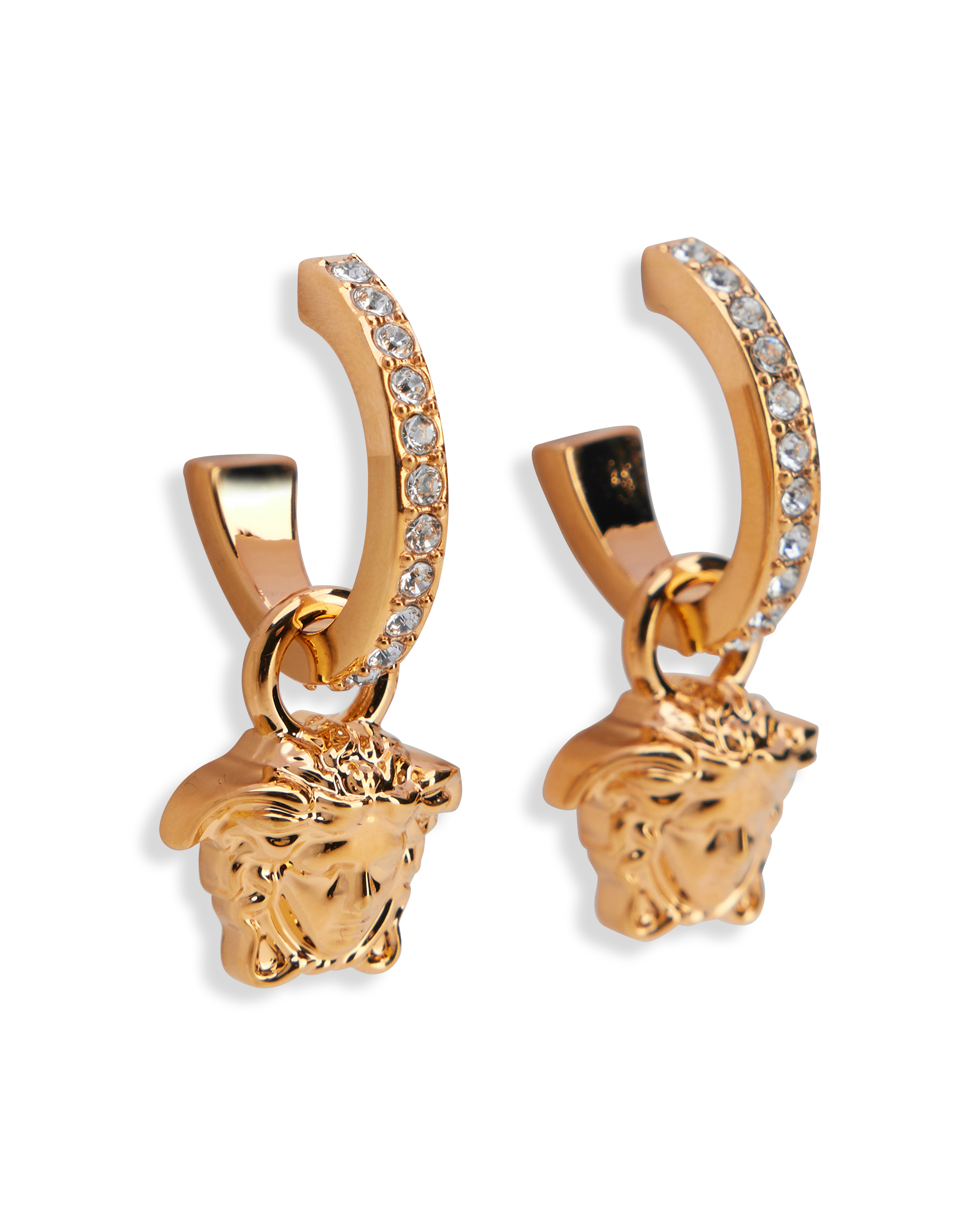 Crystal La Medusa Hoop Earrings
