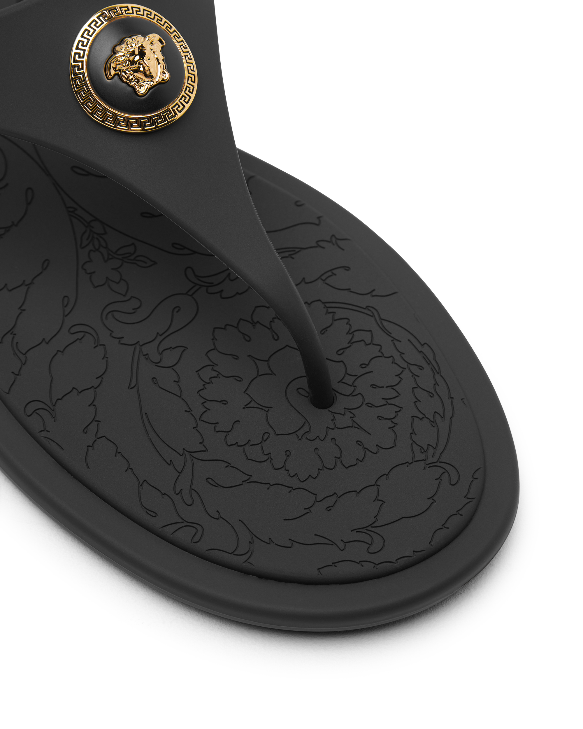 Alia Rubber Flat Sandals