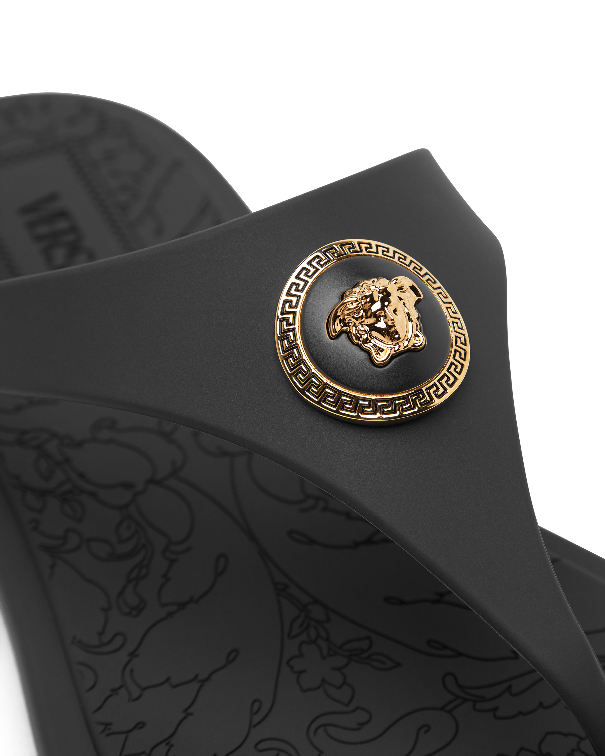 Alia Rubber Flat Sandals