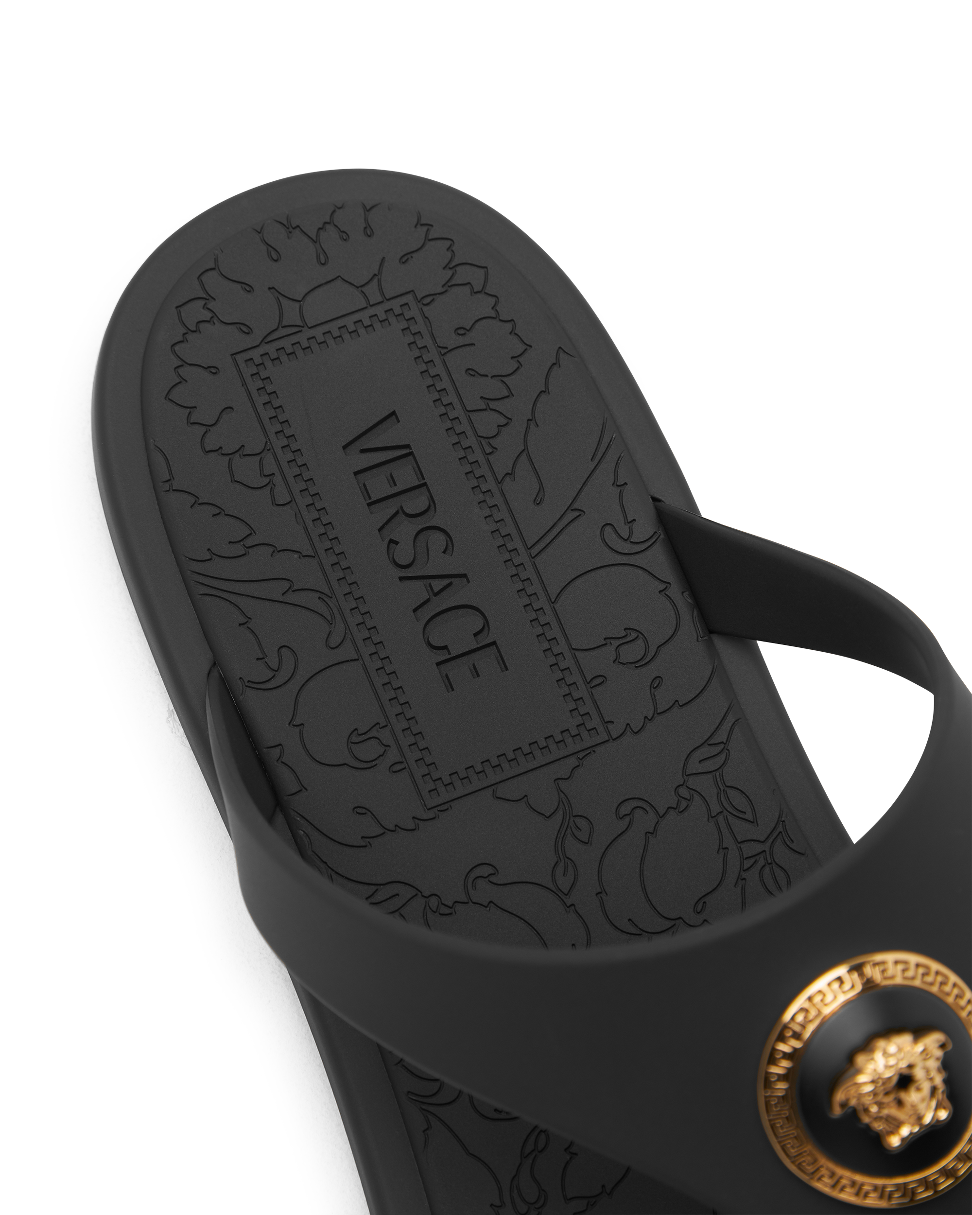 Alia Rubber Flat Sandals