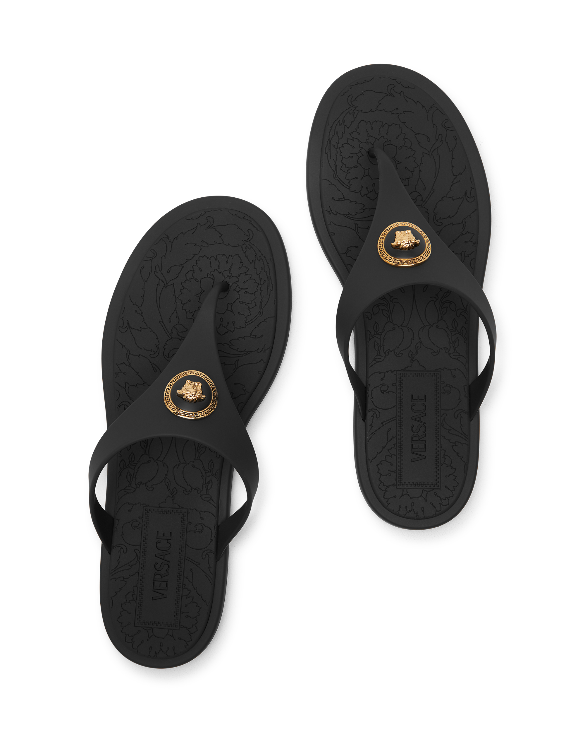 Alia Rubber Flat Sandals