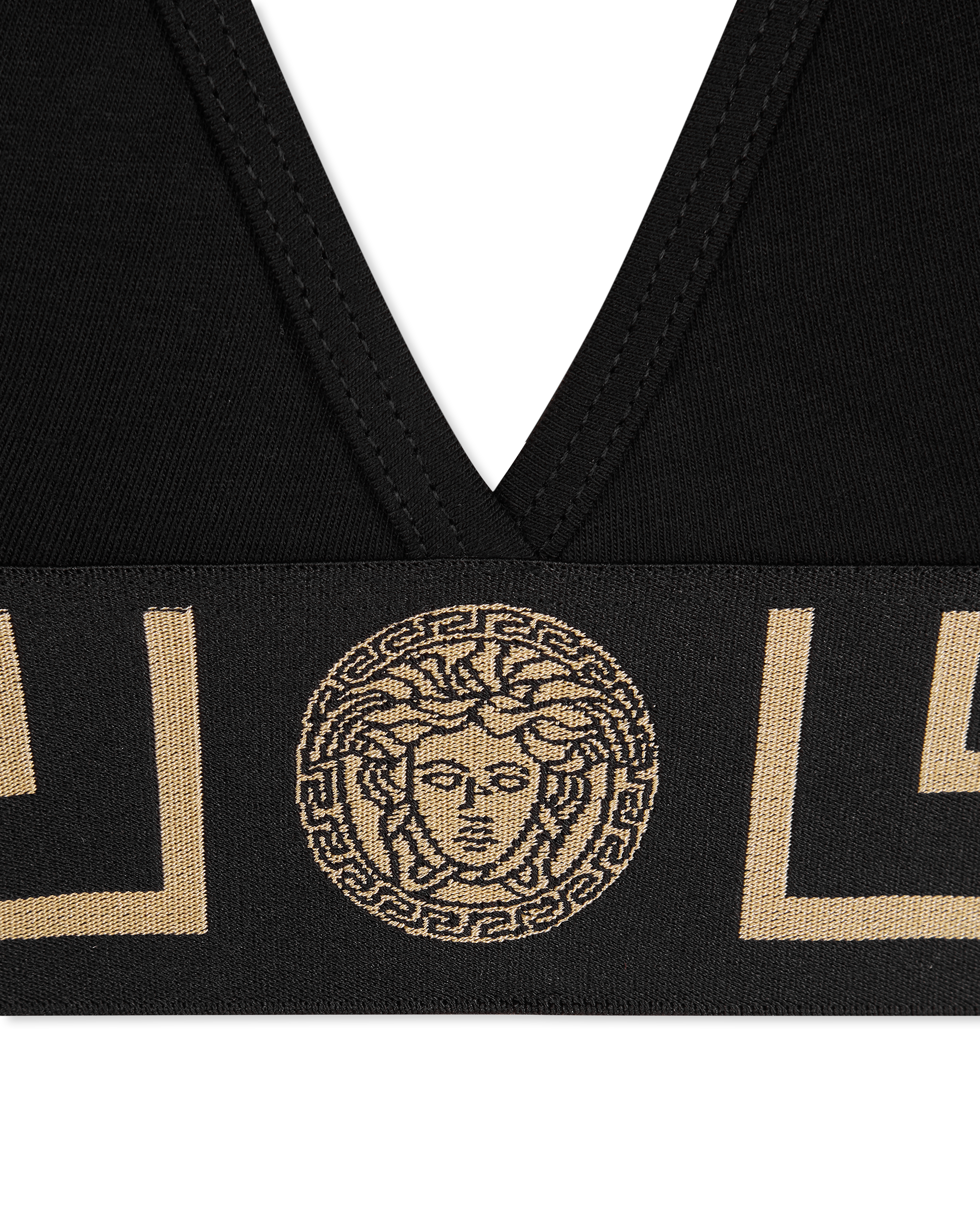 Greca Border Triangle Bralette