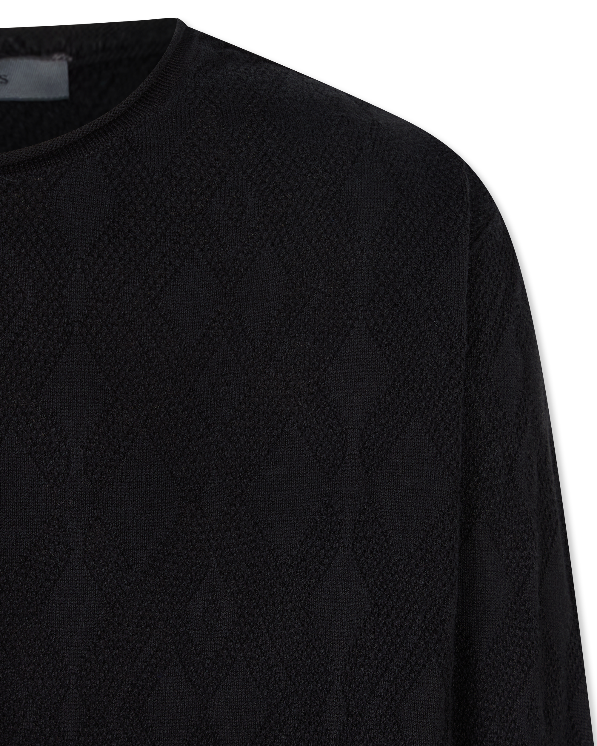 Brycen Broken Argyle Crew Sweater