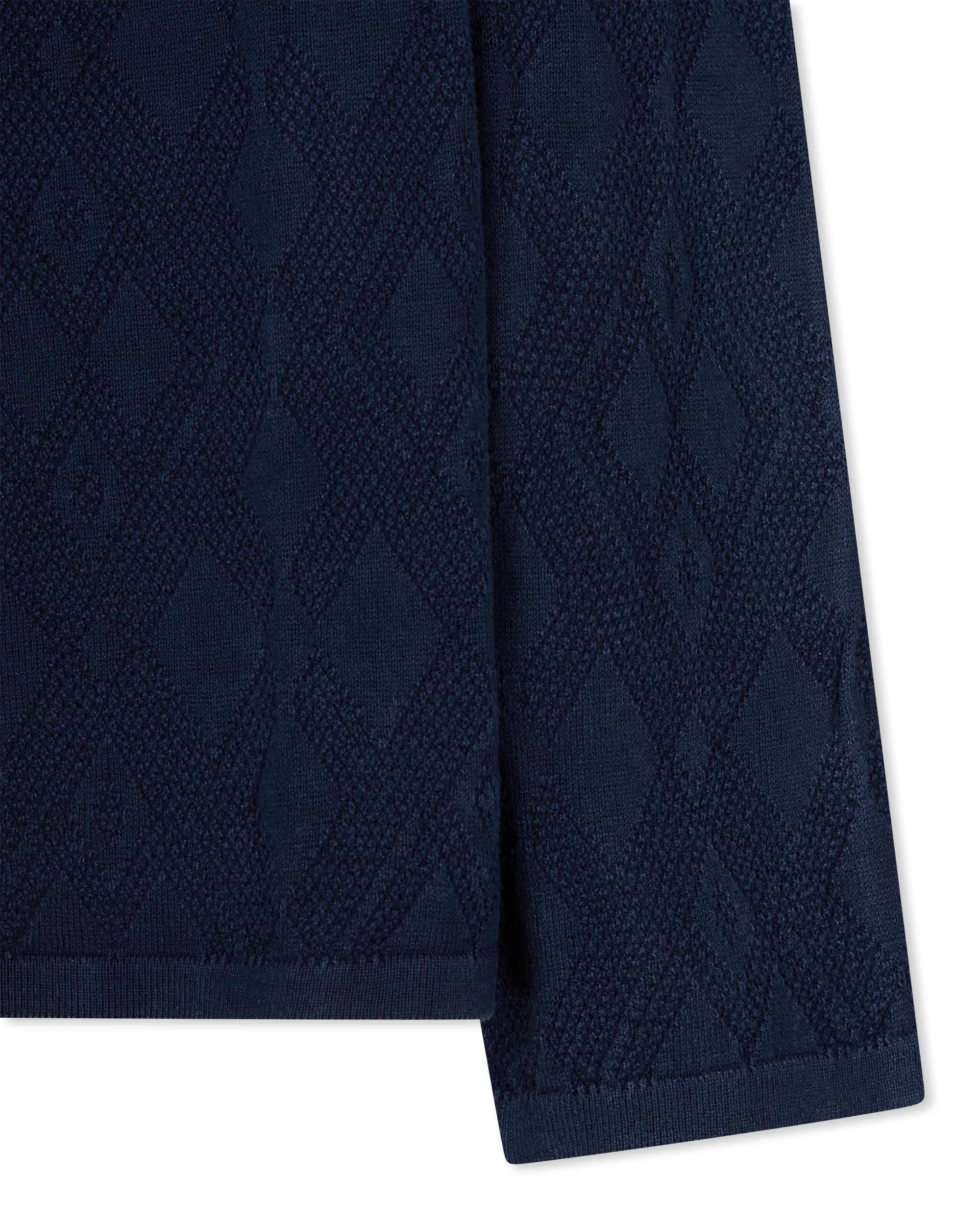 Brycen Broken Argyle Crew Sweater