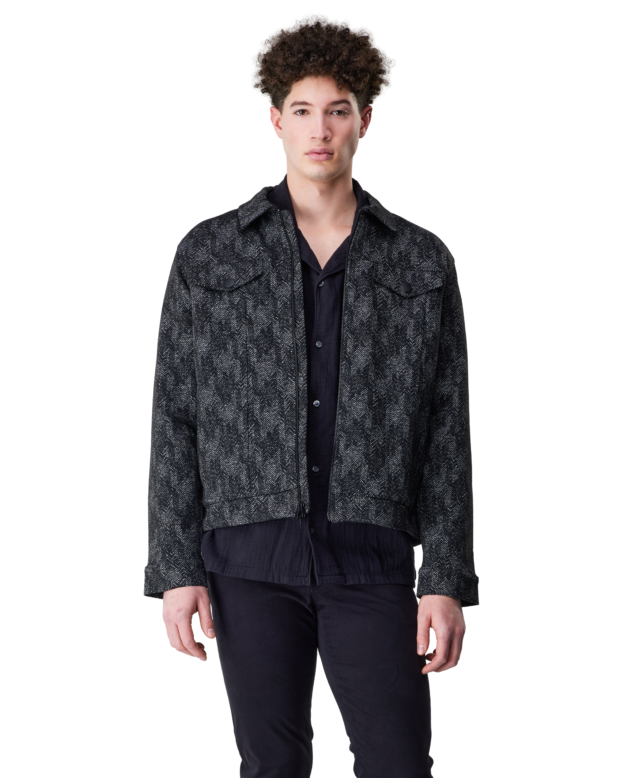 Hallet Fleece Lined Trucker Jacket