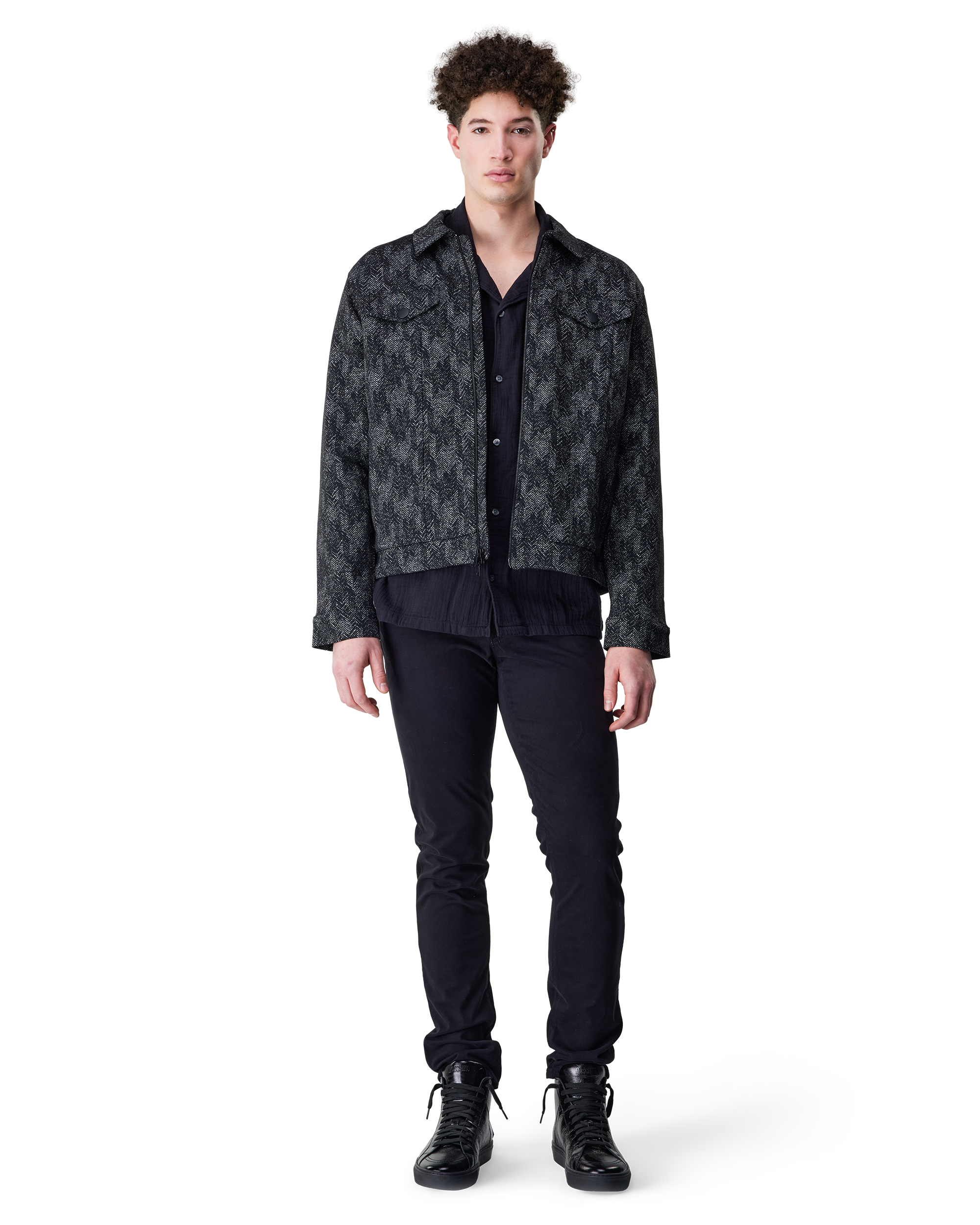 Hallet Fleece Lined Trucker Jacket
