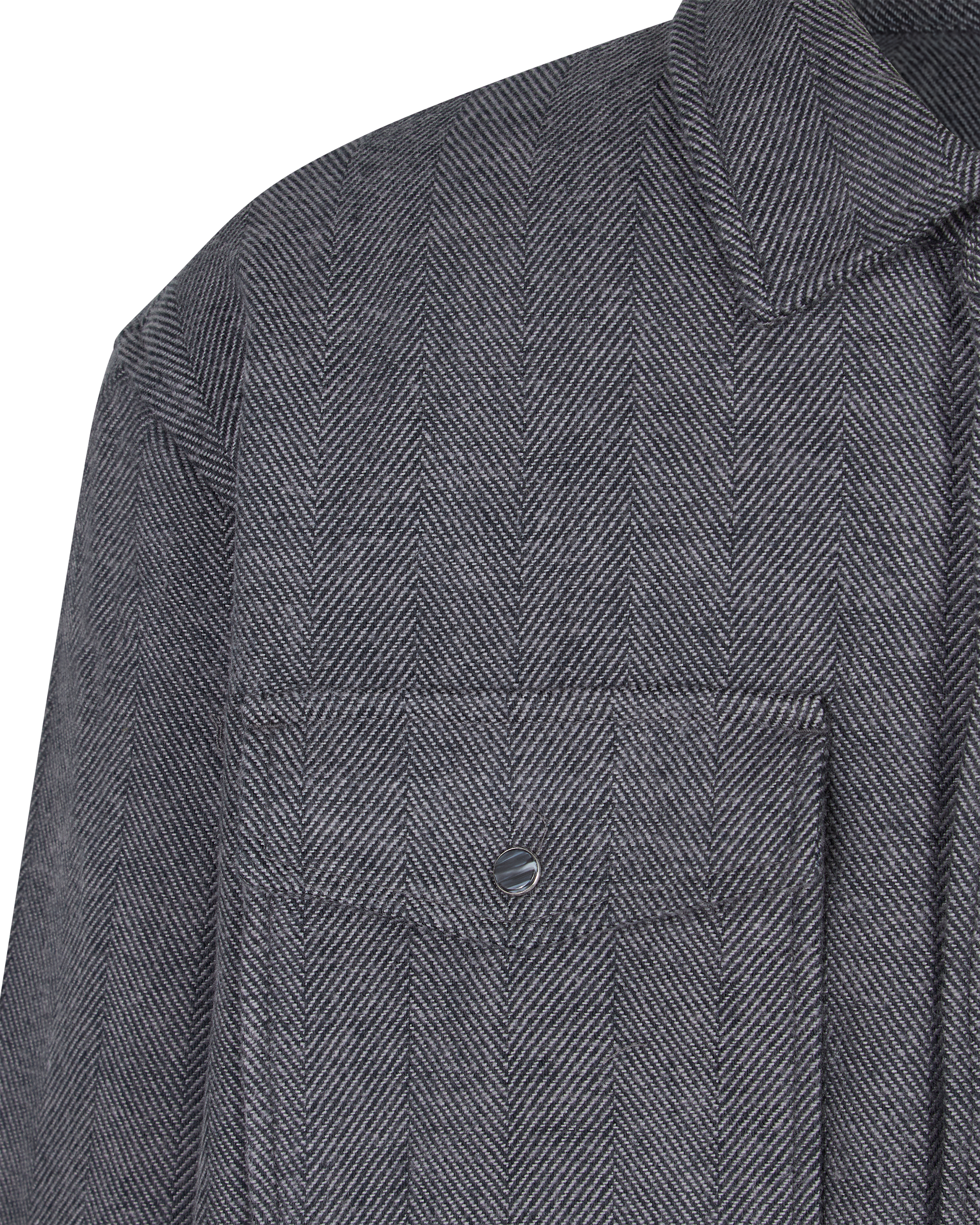 Jameson Quilted Herringbone Shirt Jacket