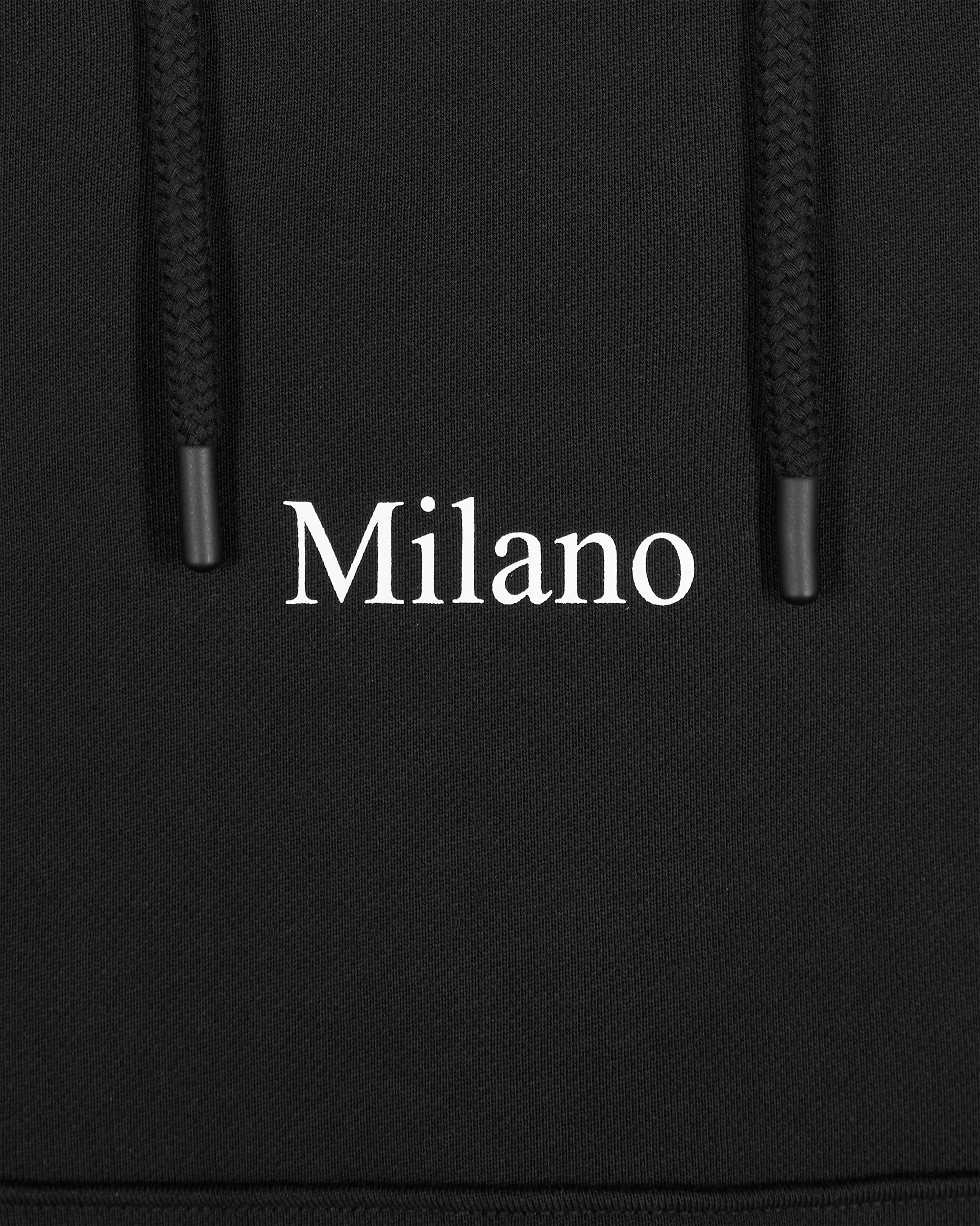 Moschino Logo Print Organic Cotton Fleece Hoodie