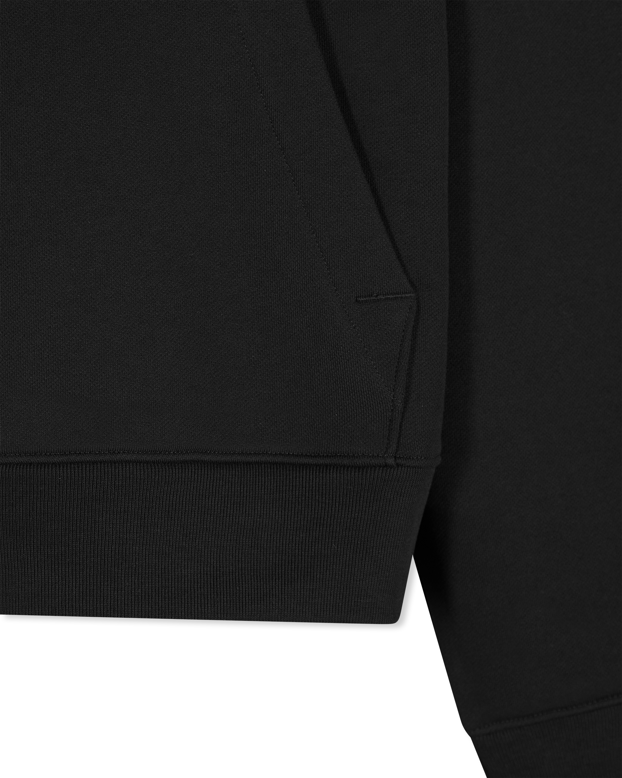 Moschino Logo Print Organic Cotton Fleece Hoodie