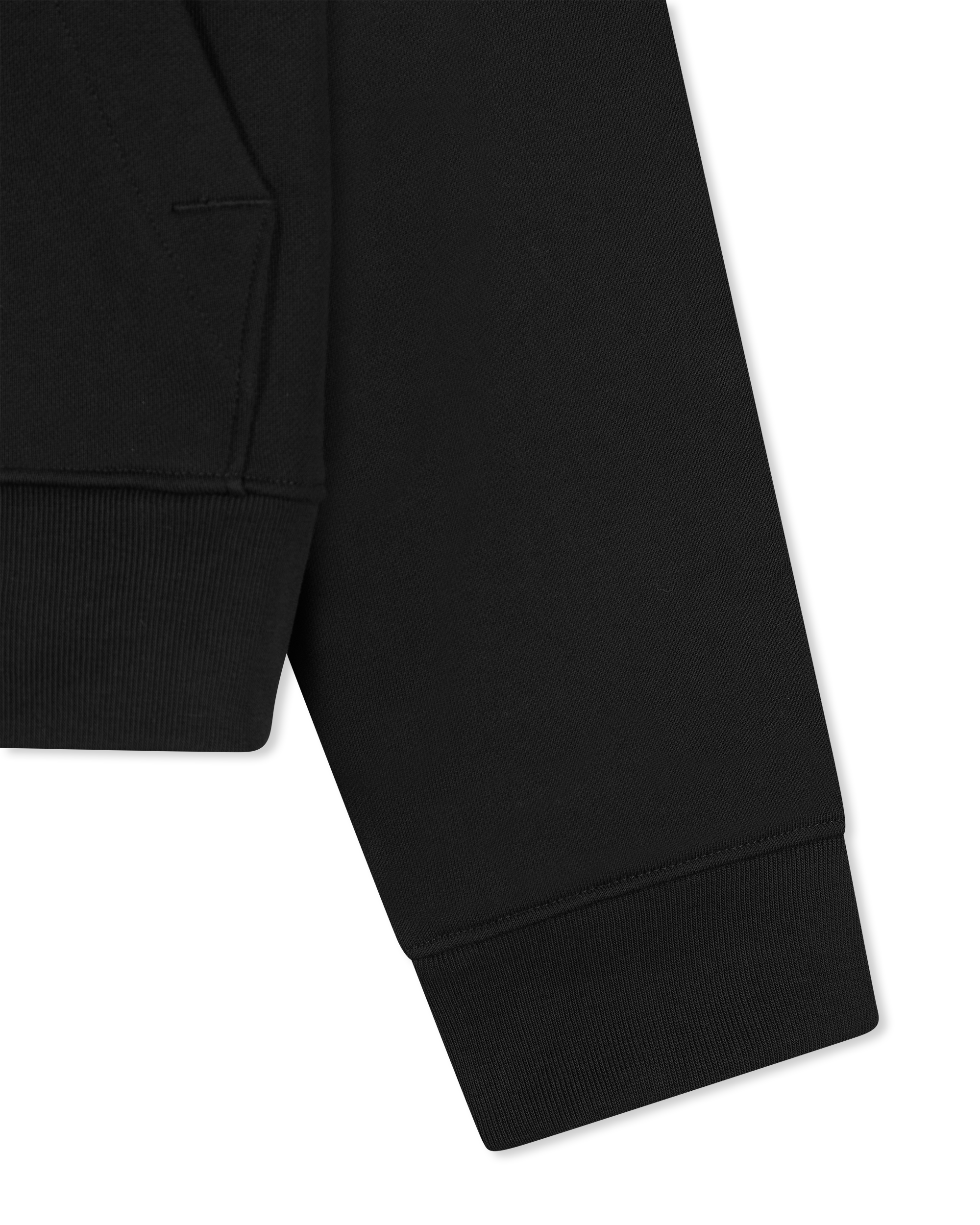 Moschino Logo Print Organic Cotton Fleece Hoodie