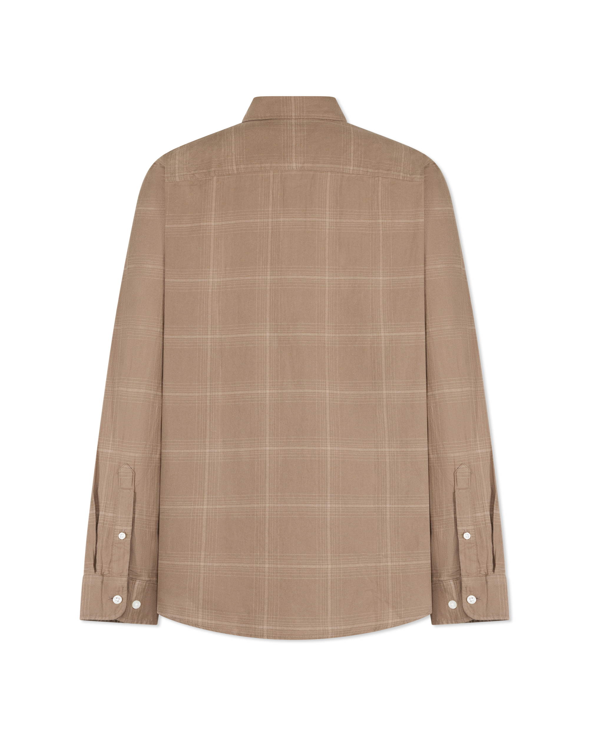 Owen Brushed Slim Flannel Shirt