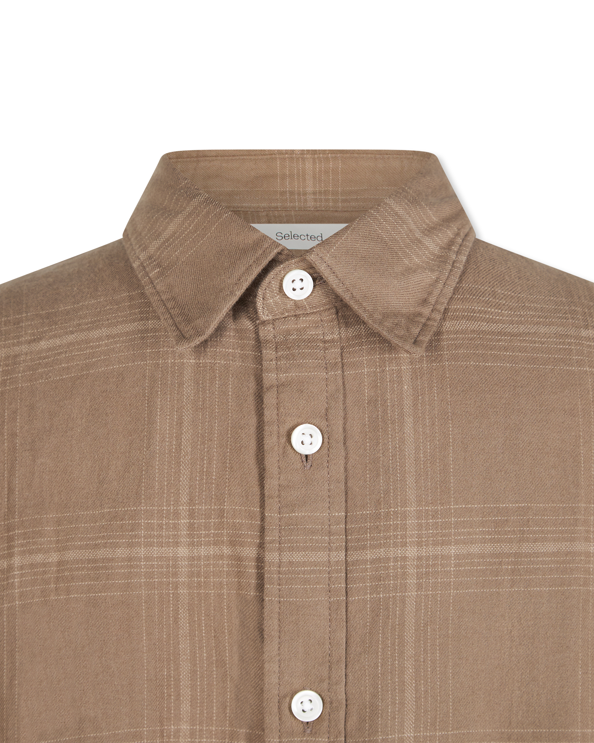 Owen Brushed Slim Flannel Shirt