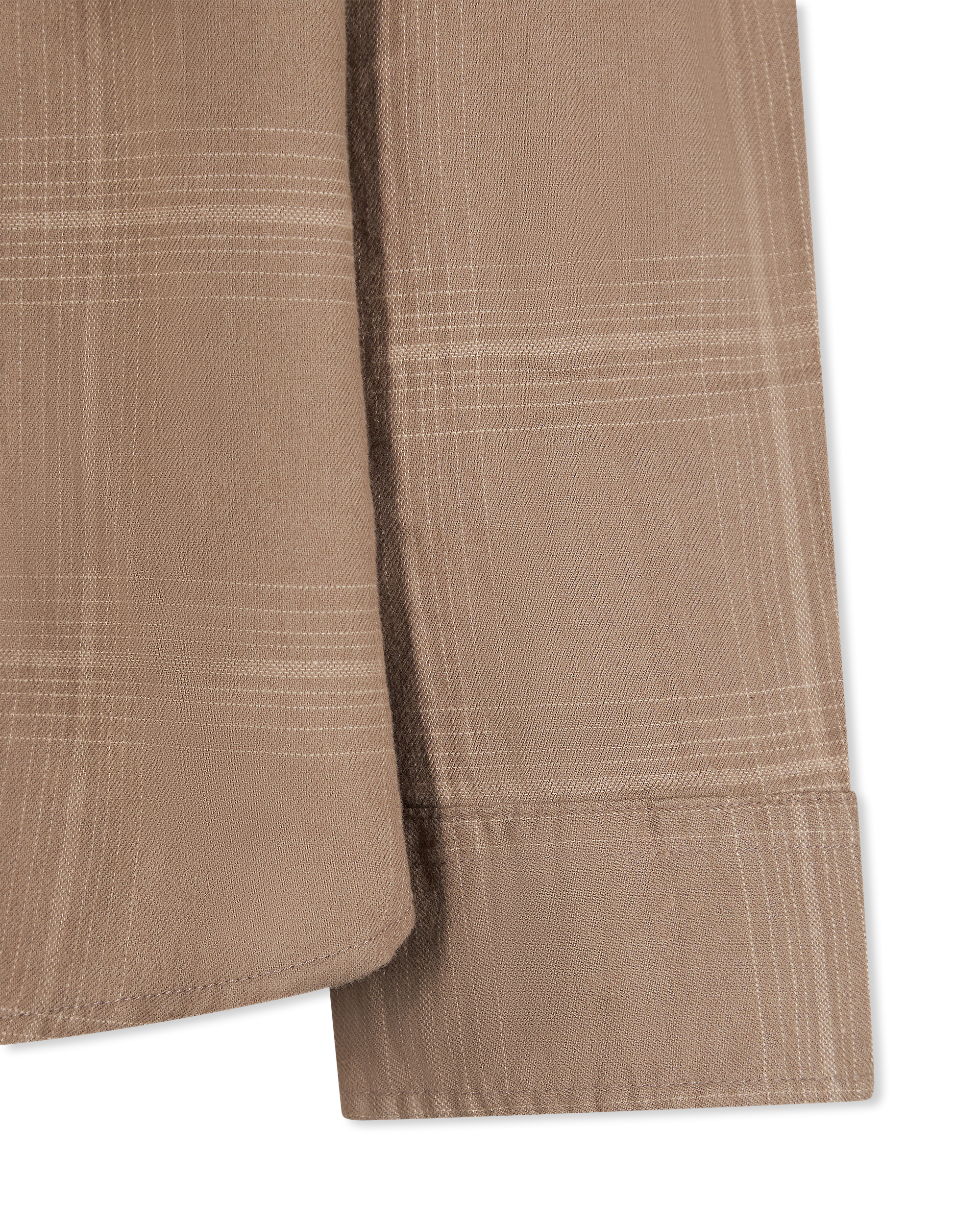 Owen Brushed Slim Flannel Shirt