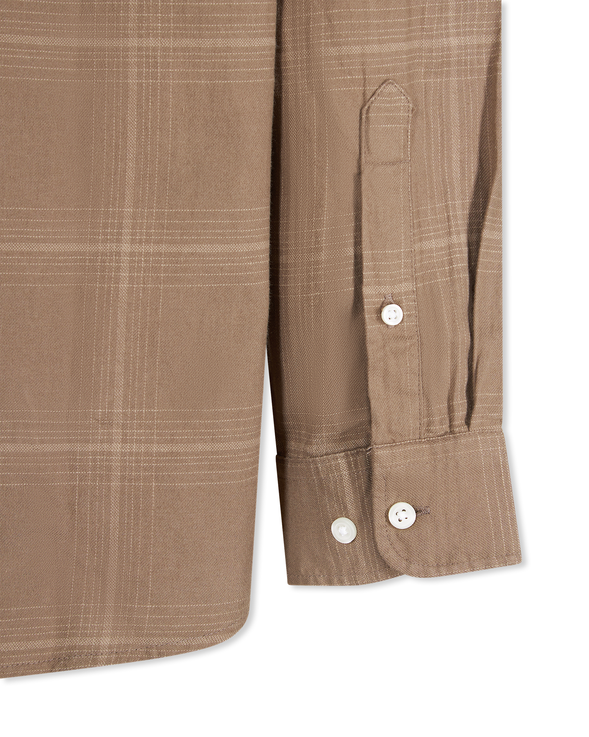 Owen Brushed Slim Flannel Shirt