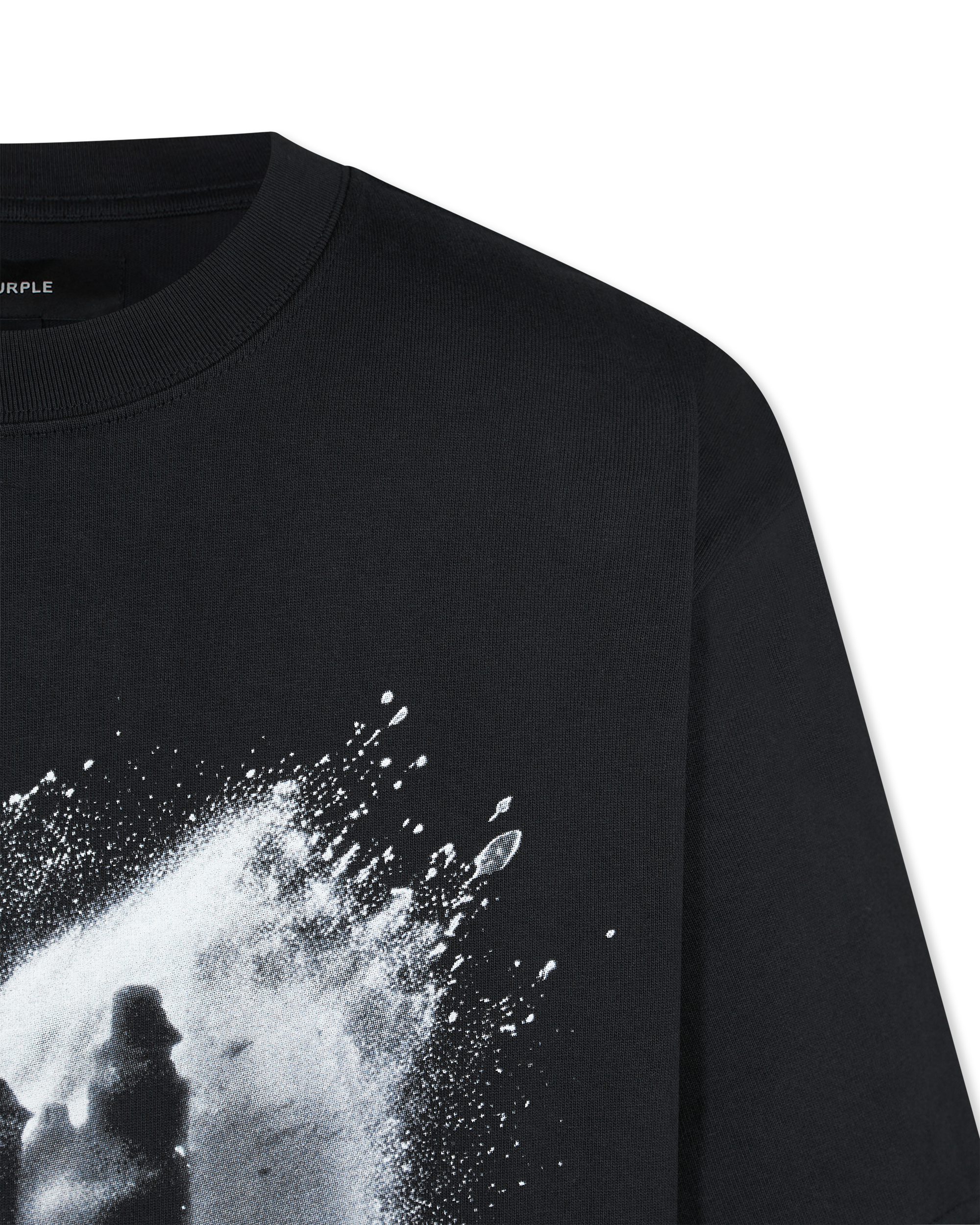 HWT Black Jersey Dust Tee