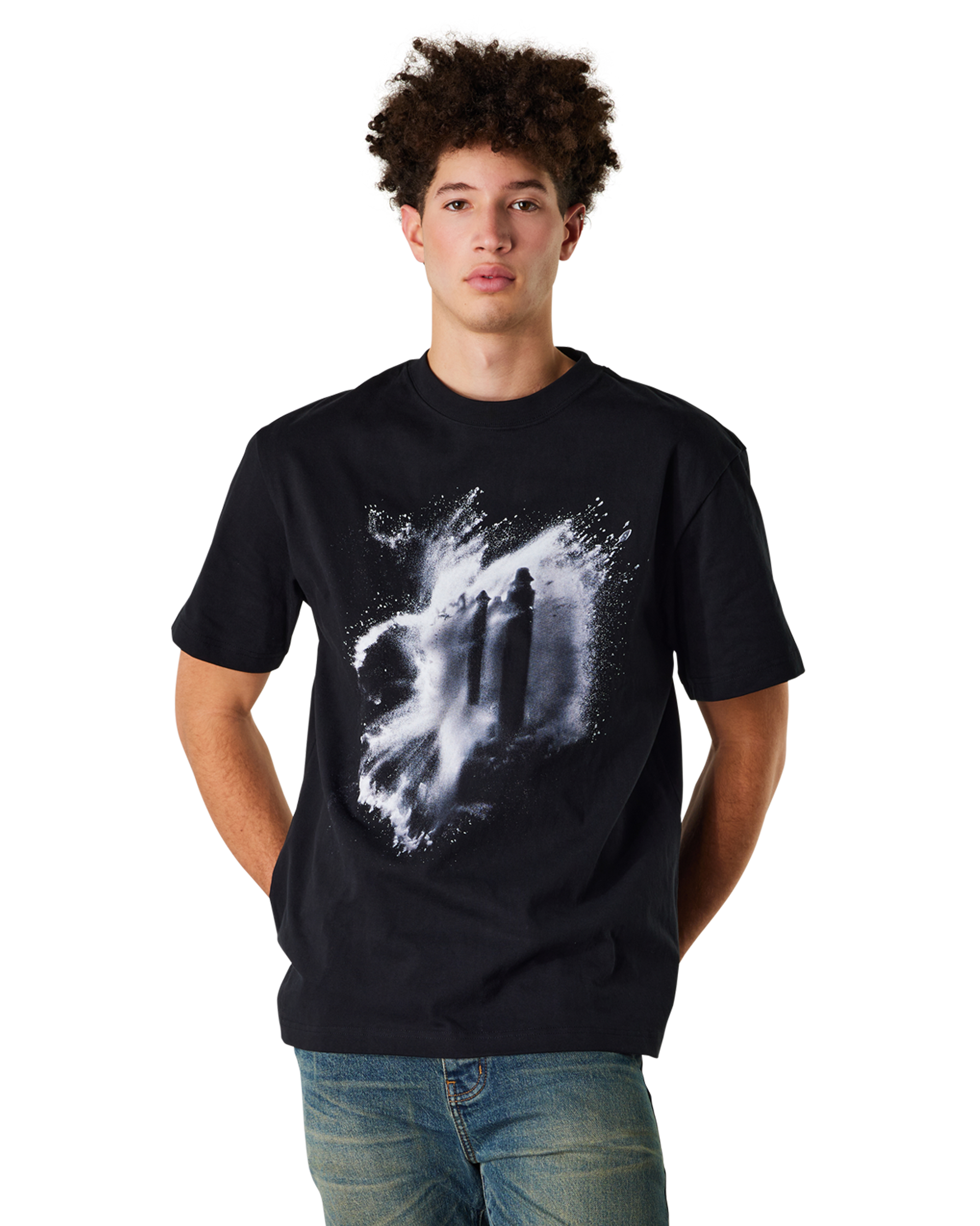 HWT Black Jersey Dust Tee