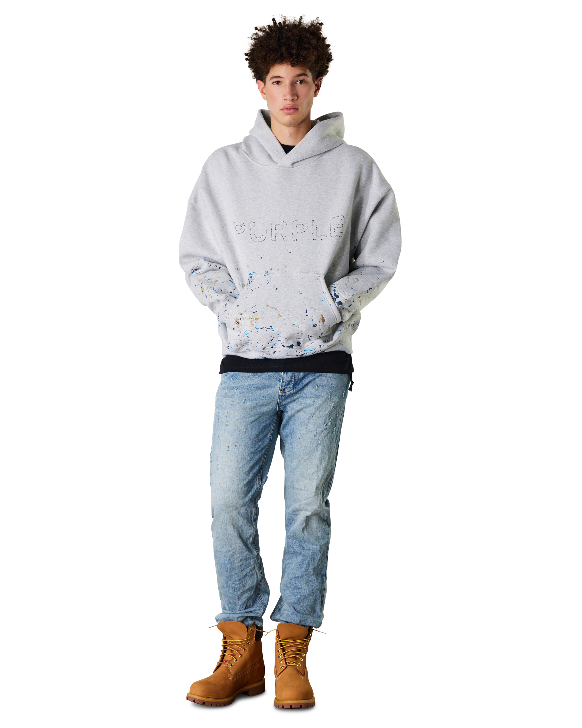 Studded Gothic Camo Hoodie