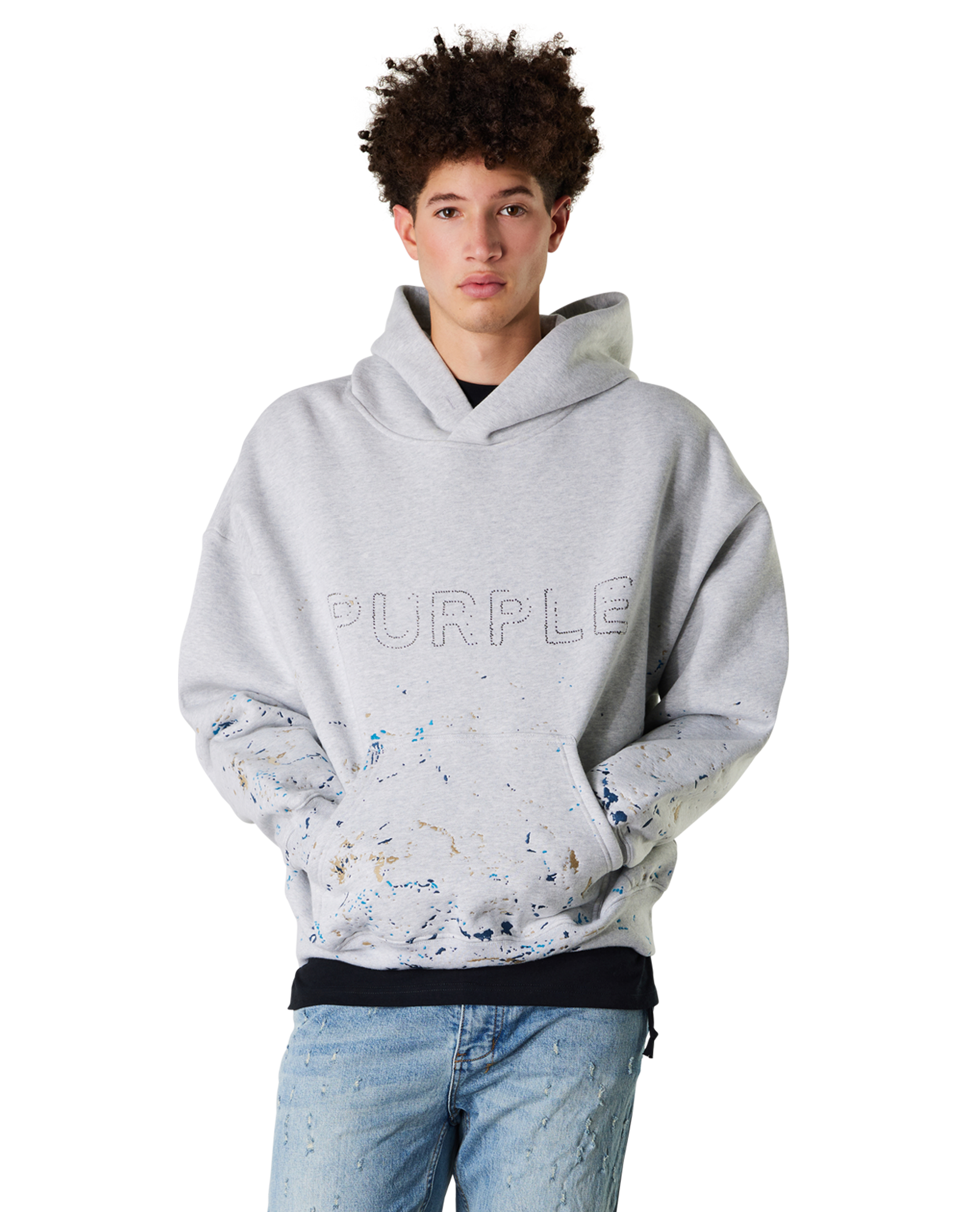 Studded Gothic Camo Hoodie