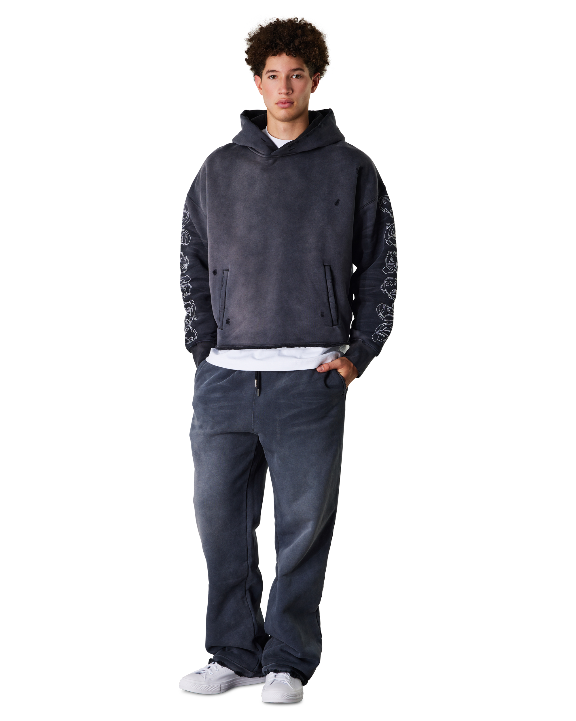 Gothic Outline Hoodie