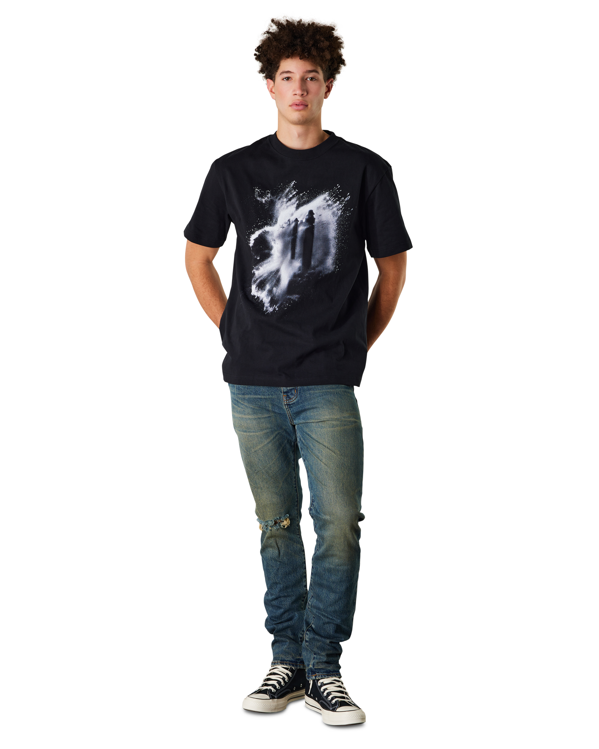 Stratos Vintage Knee Slit Jean