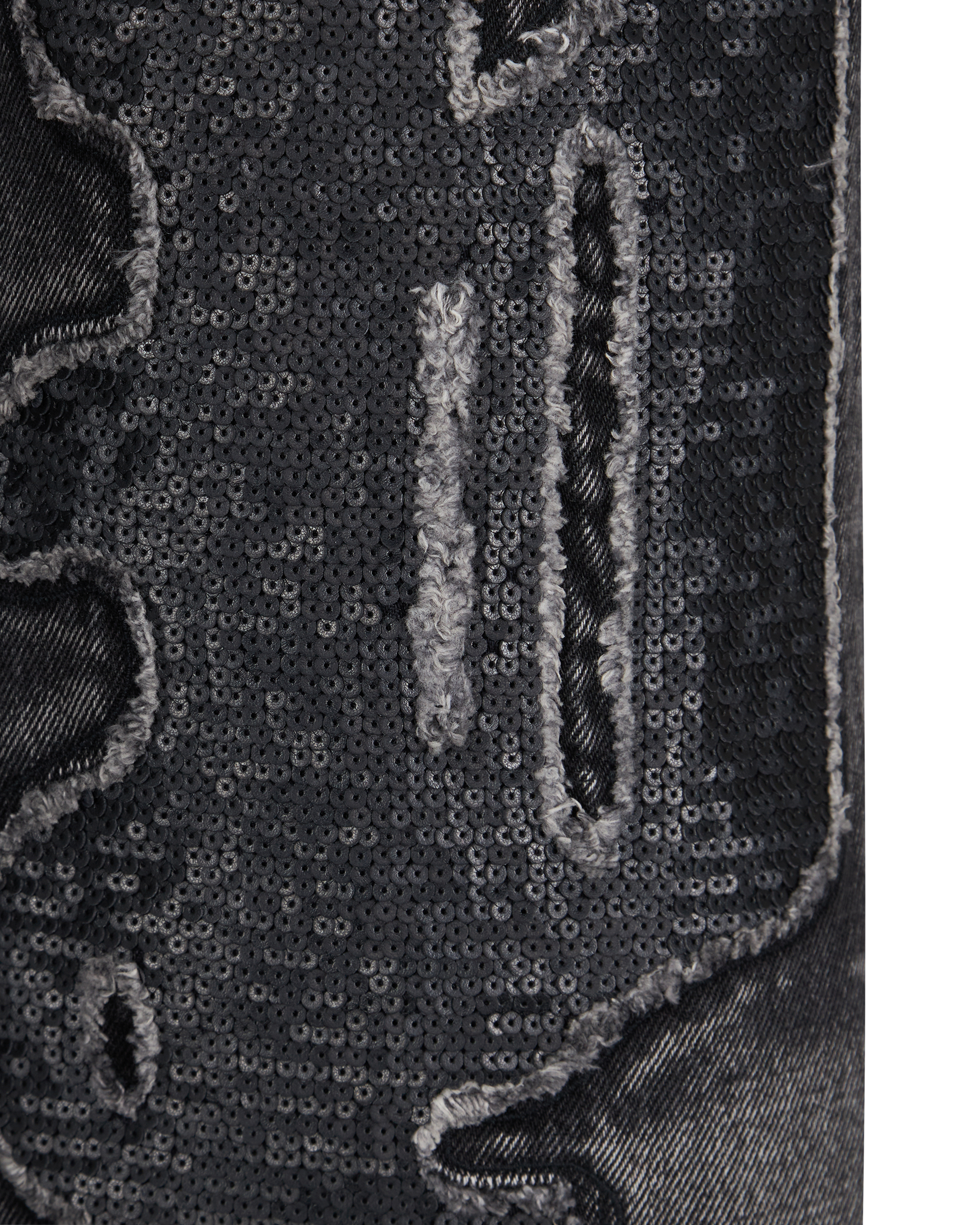 Monceau Sequin Logo Jean