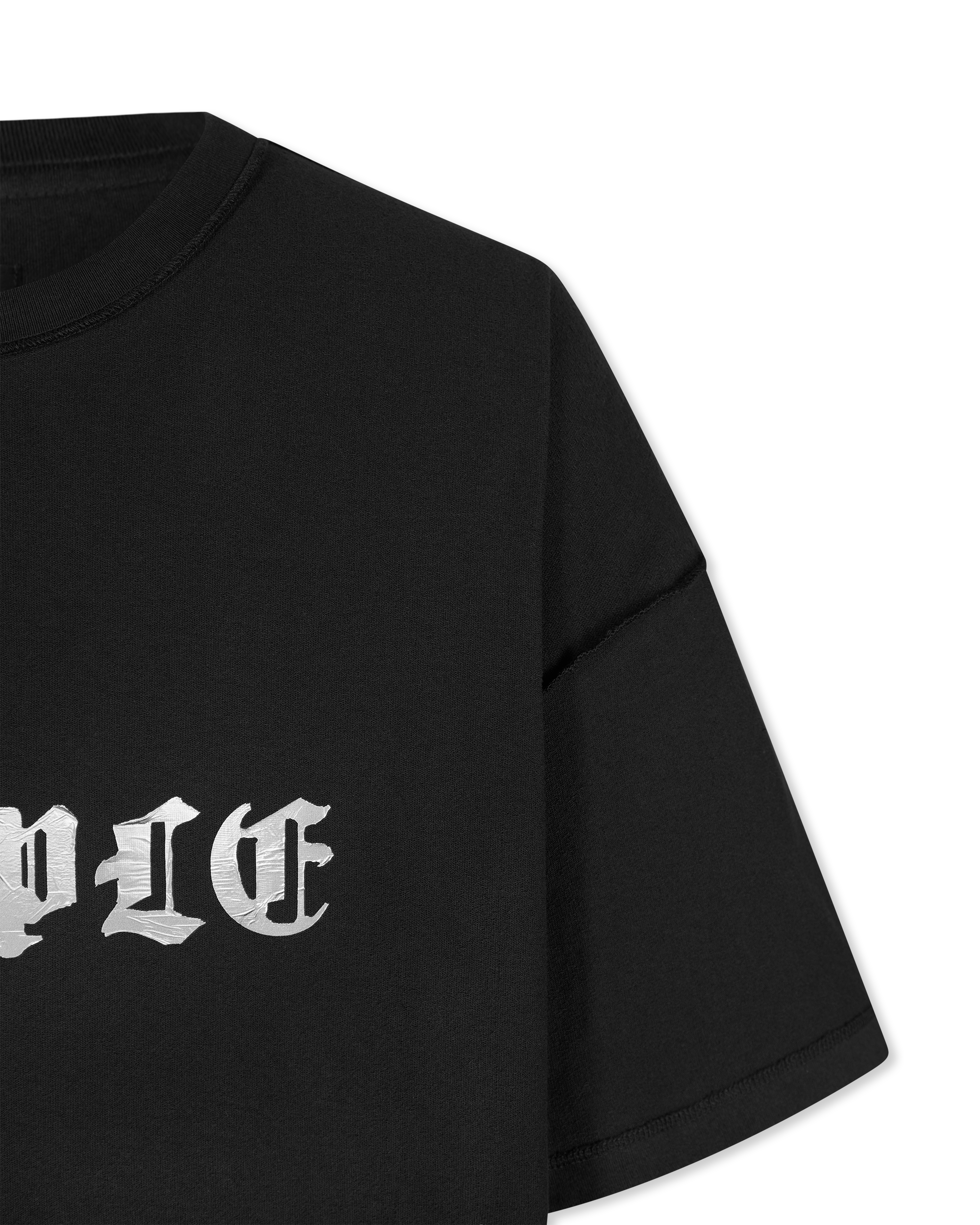 Textured Gothic Logo Inside Out Tee