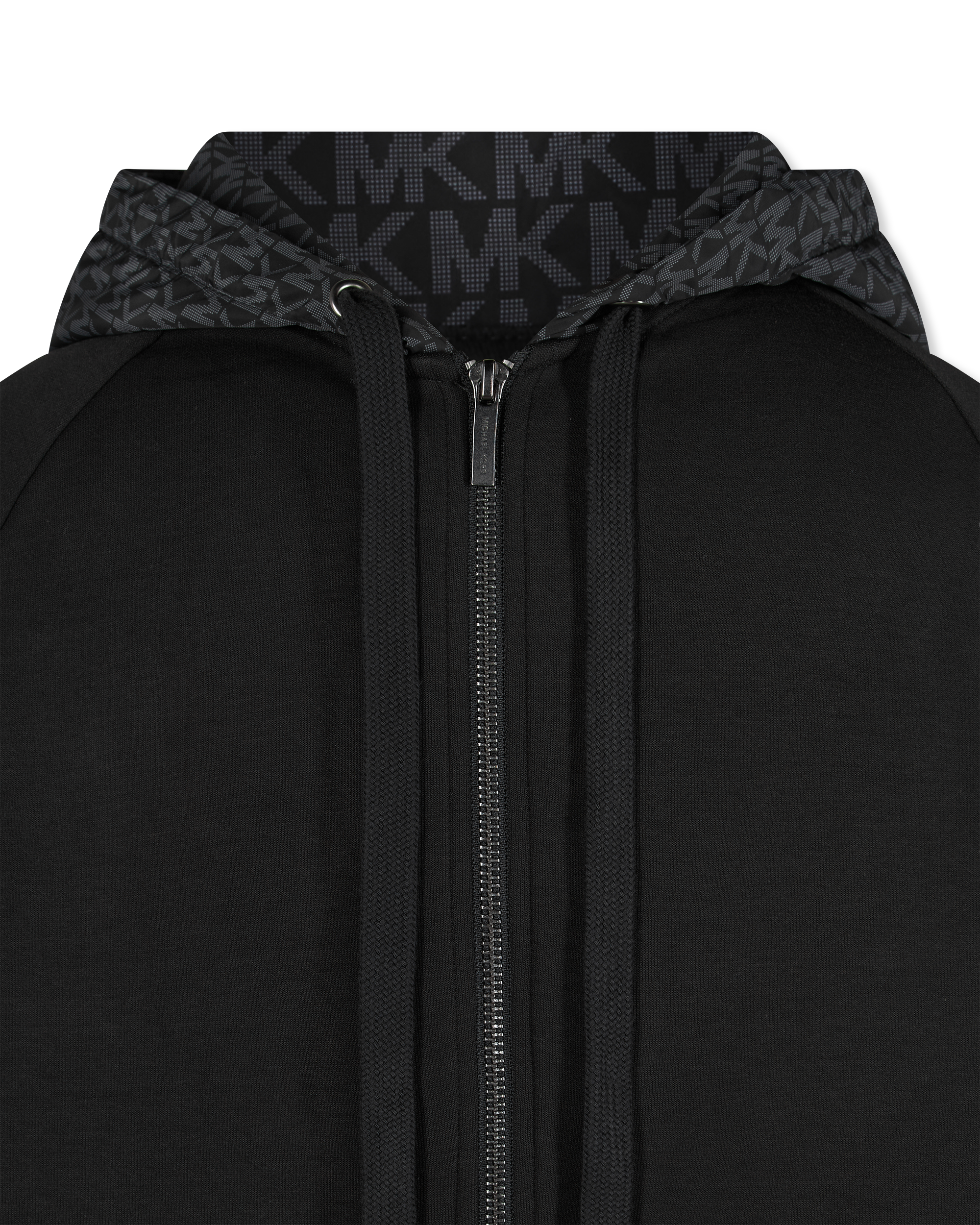 Block Print Full Zip Hoodie