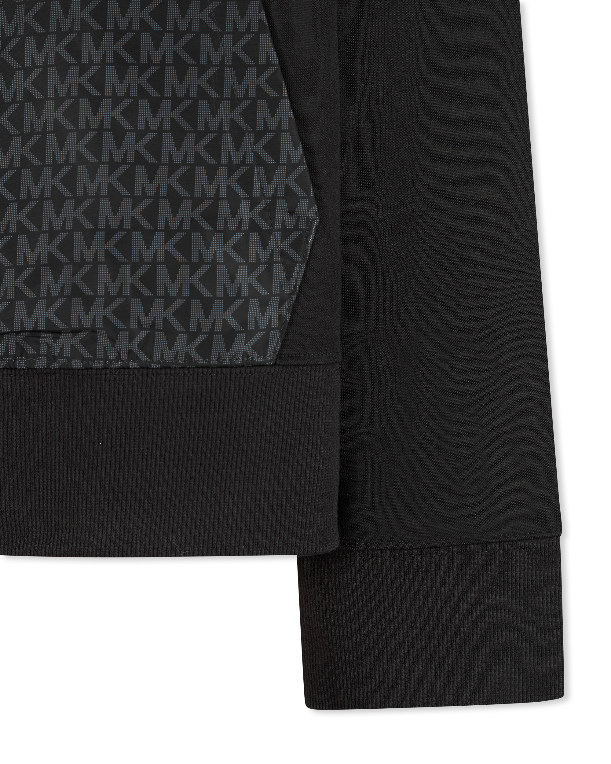 Block Print Full Zip Hoodie