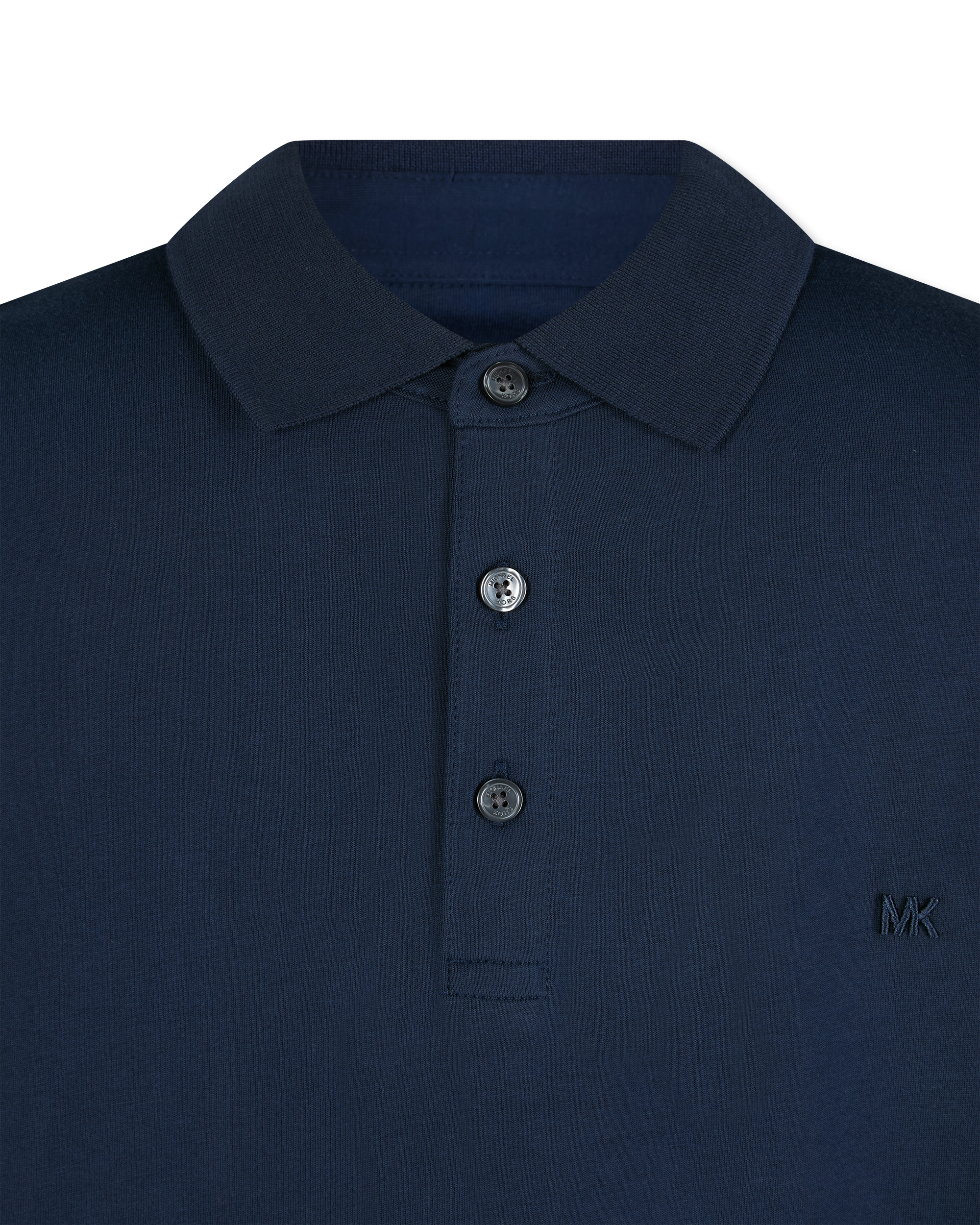 Block Print Cotton Polo Shirt