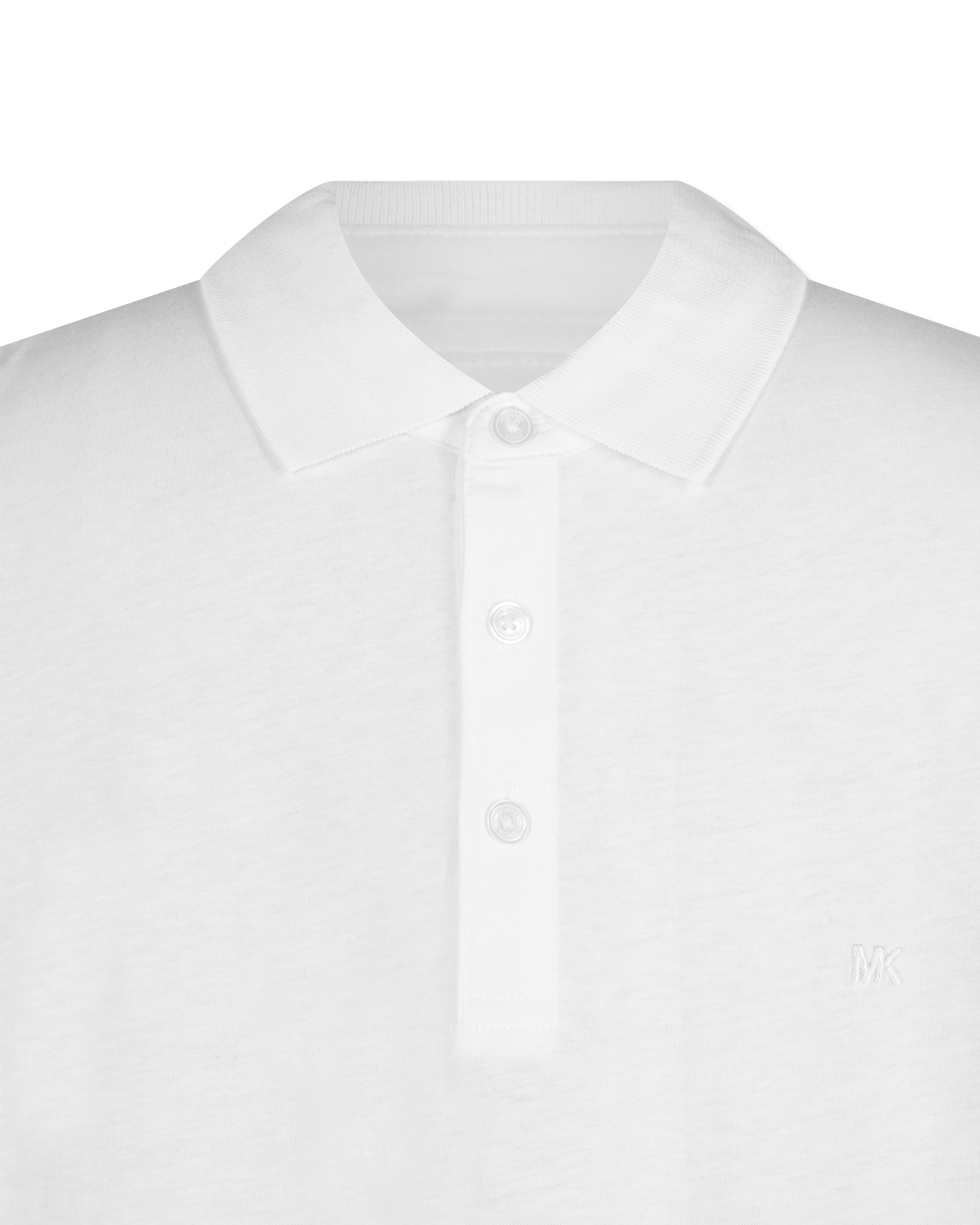 Block Print Cotton Polo Shirt