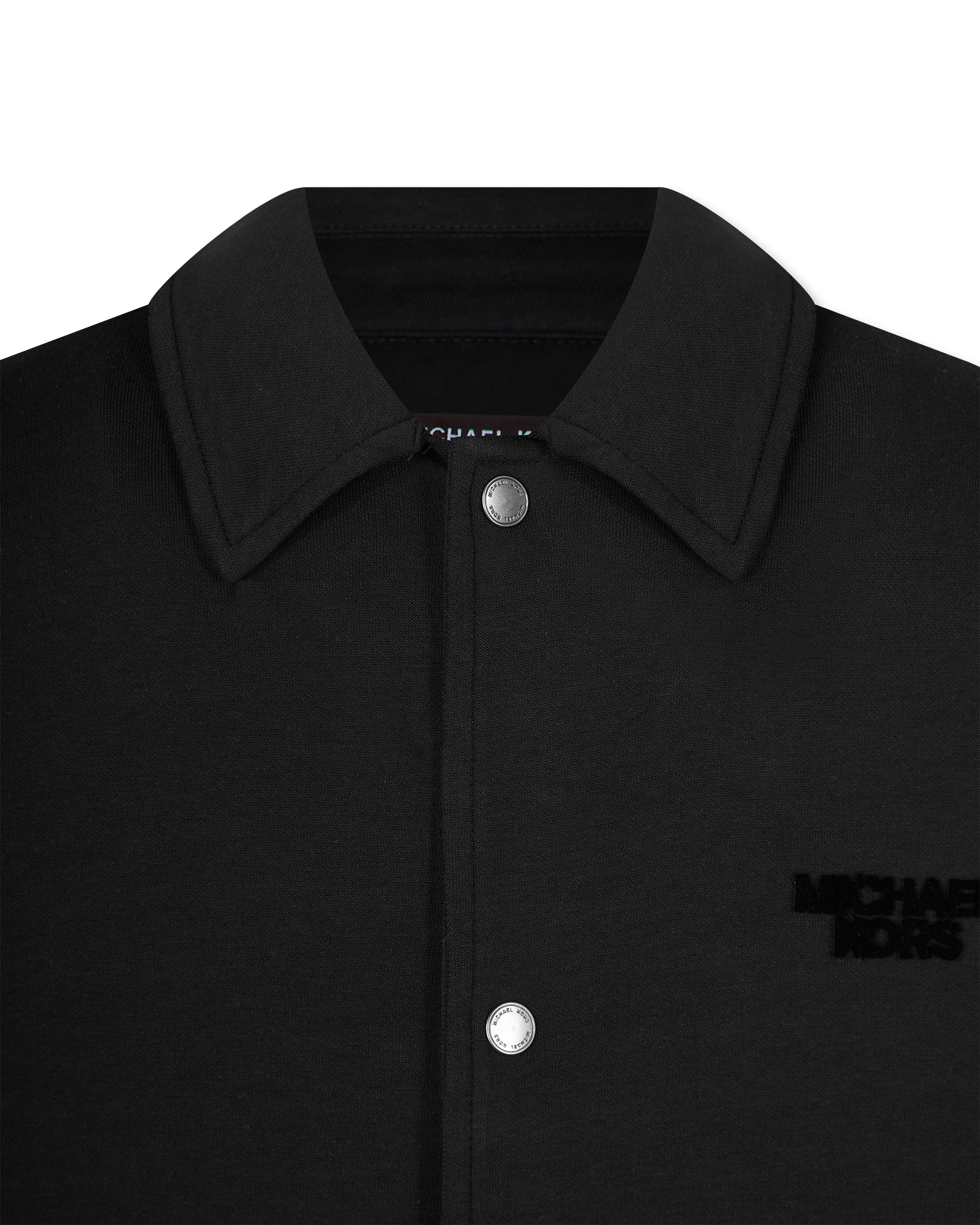 Logo Embossed Shirt Jacket