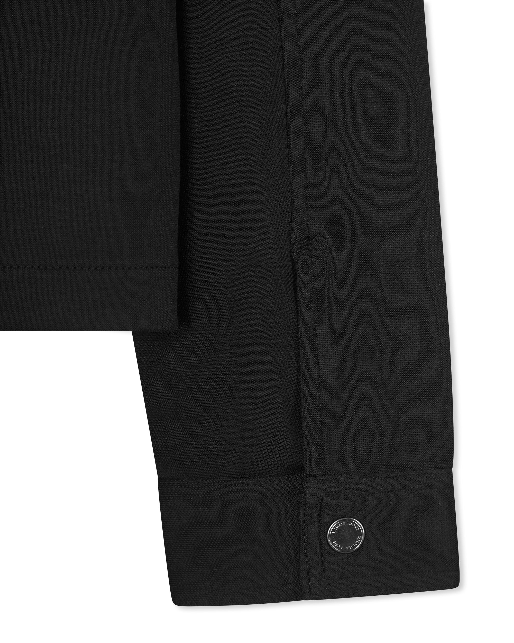 Logo Embossed Shirt Jacket