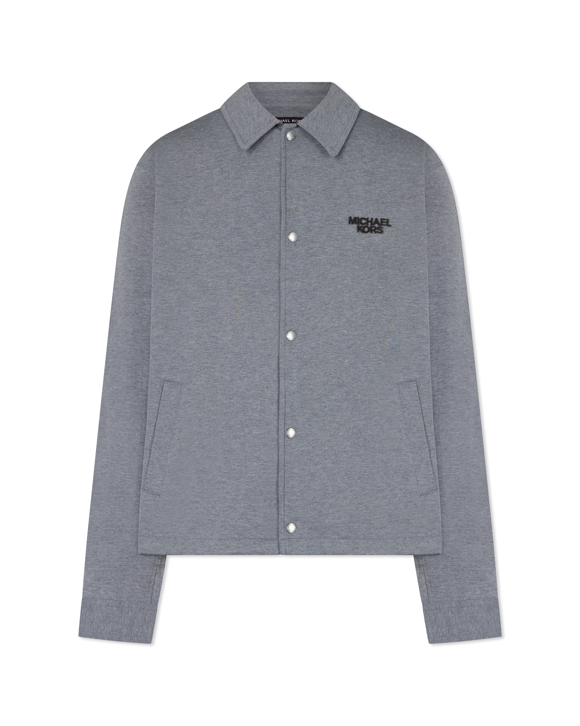 Logo Embossed Shirt Jacket