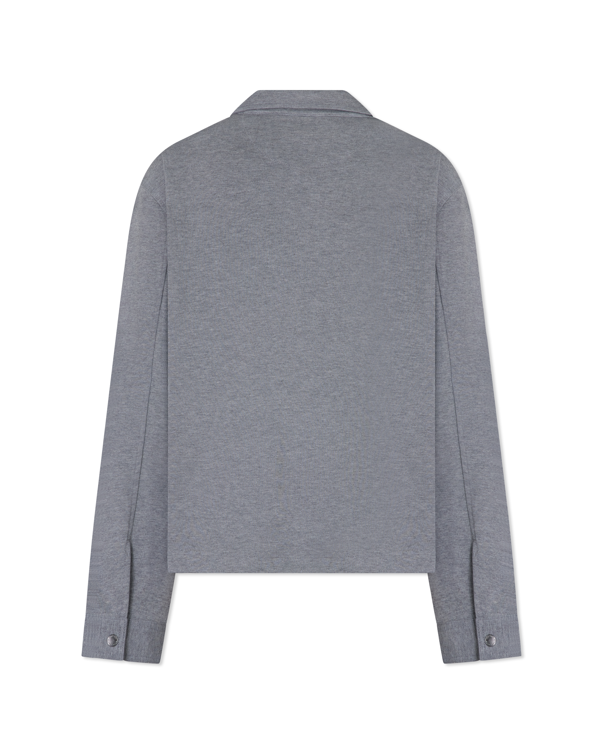 Logo Embossed Shirt Jacket