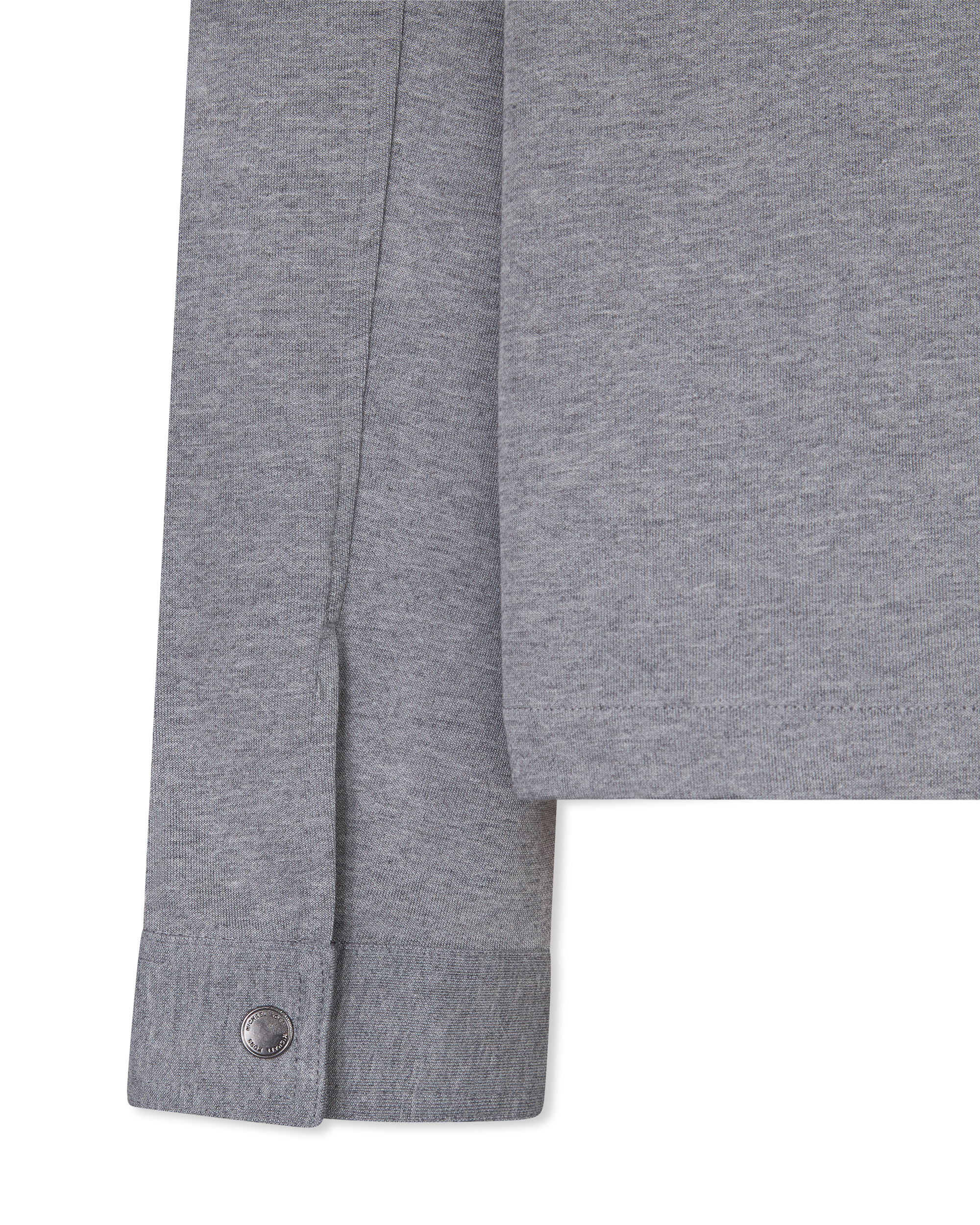 Logo Embossed Shirt Jacket