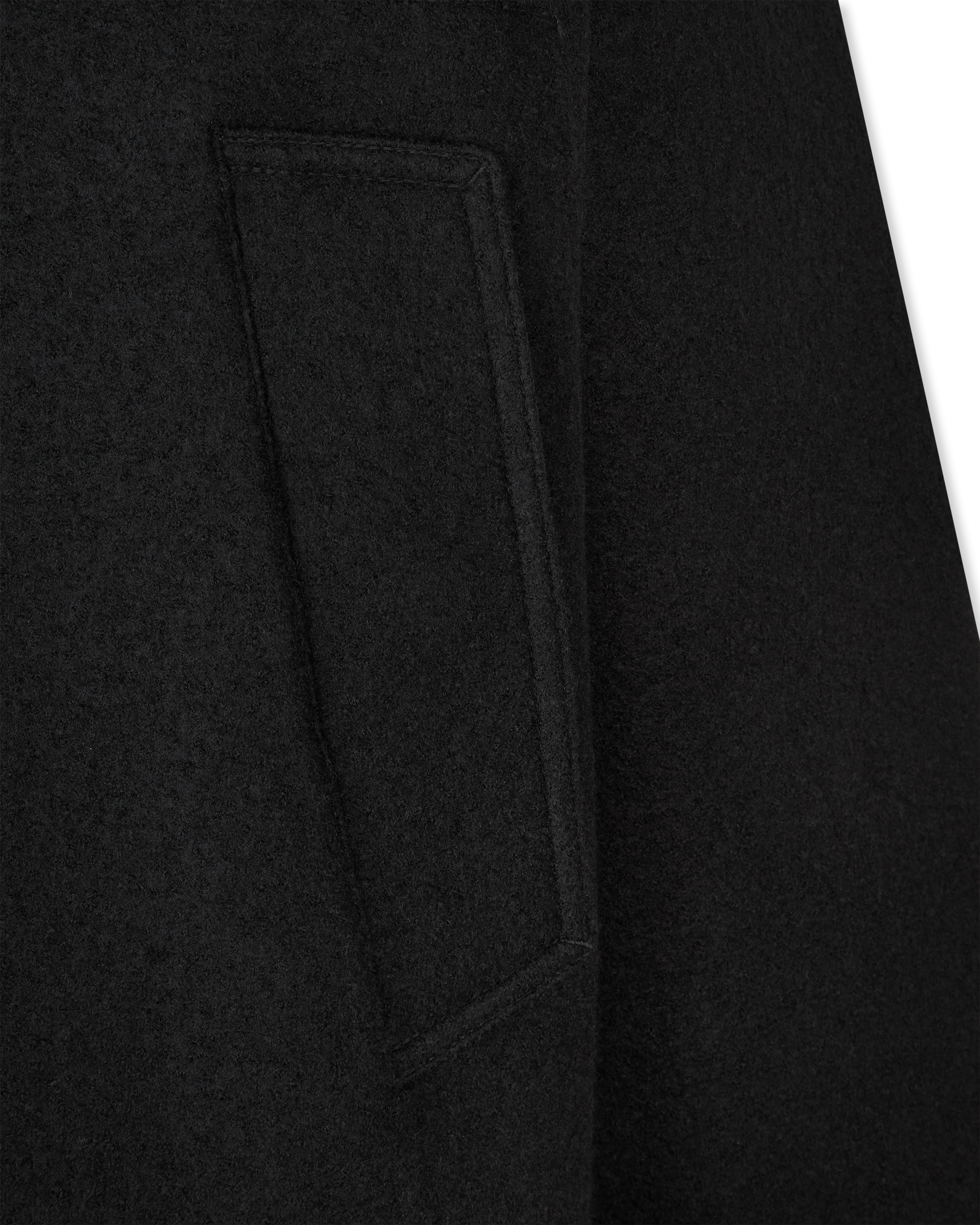 Wool-Blend Hooded Jacket