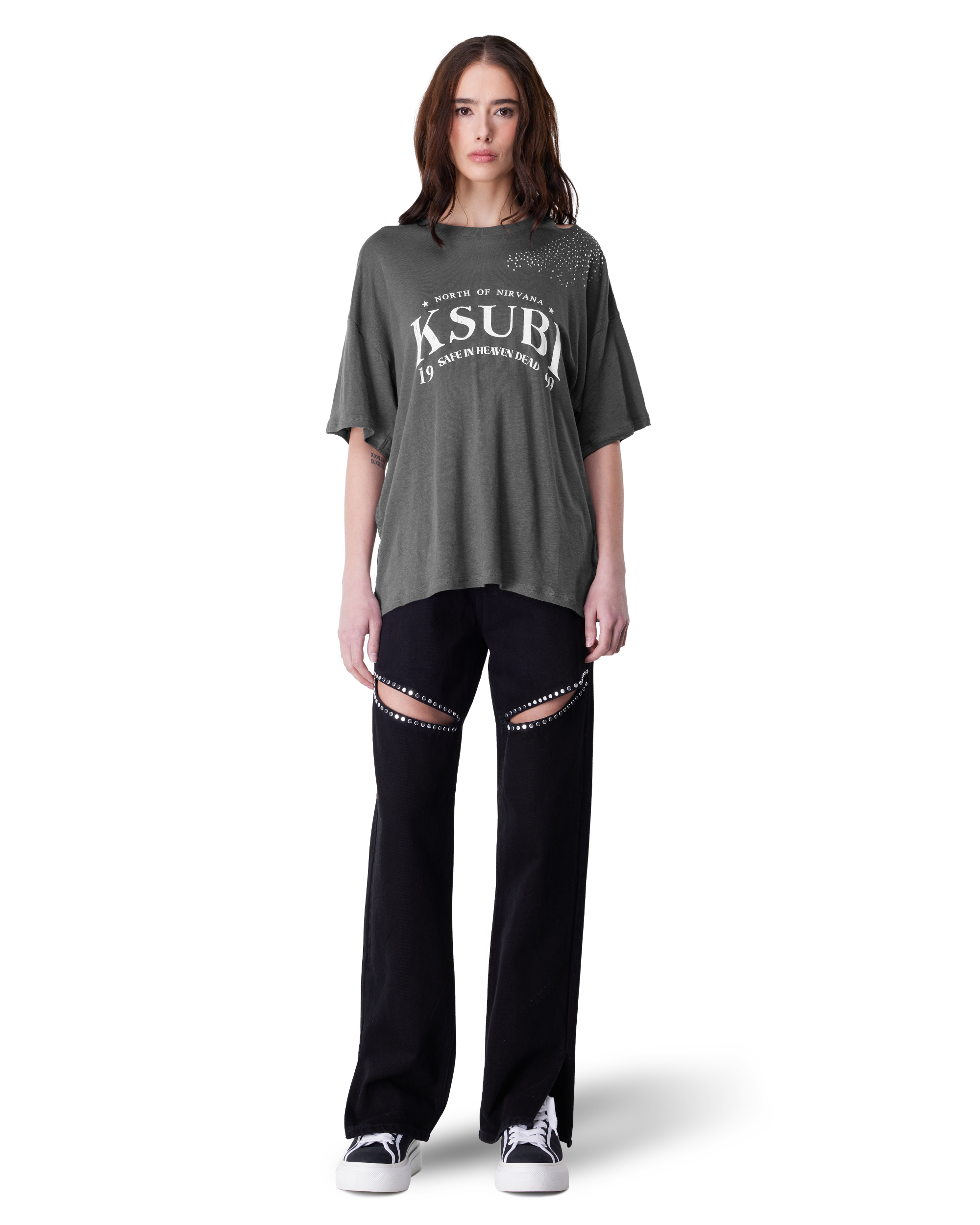 Ksubi Jeans Playback Sliver Jet Black Renaissance