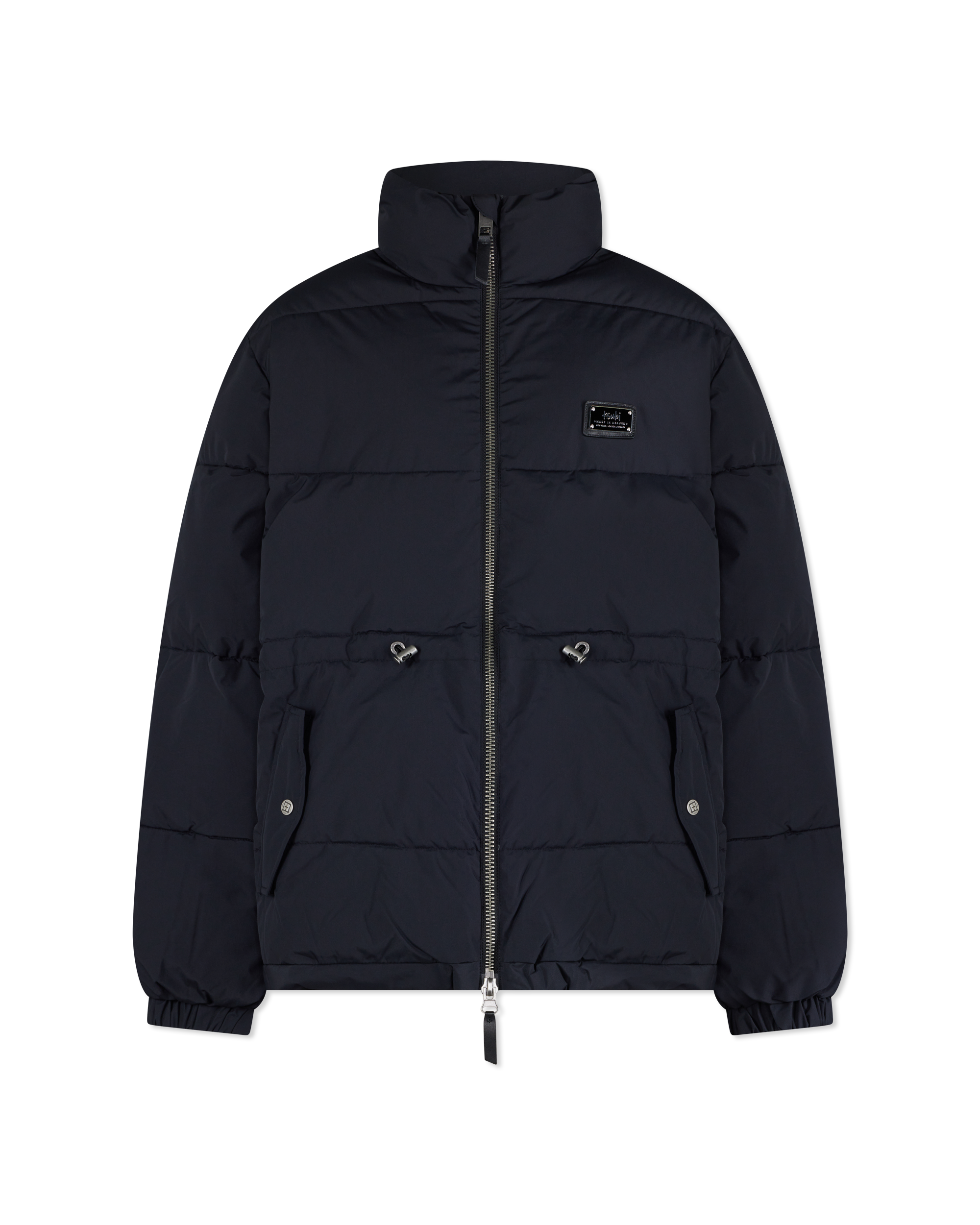 Black Polyester Ksubi Jeans Cinched Puffer by KSUBI | DIHSAN