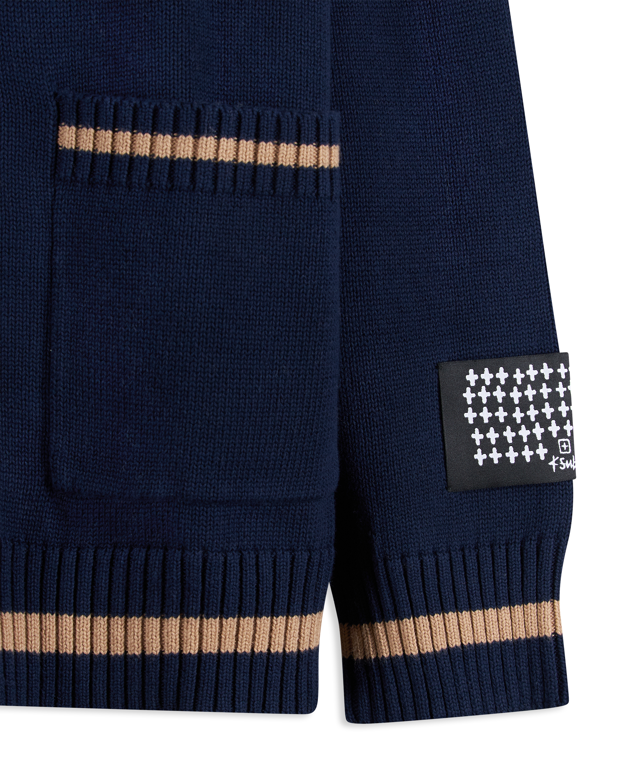 Navy Cotton Ksubi Jeans Playoff Cardigan by KSUBI | DIHSAN